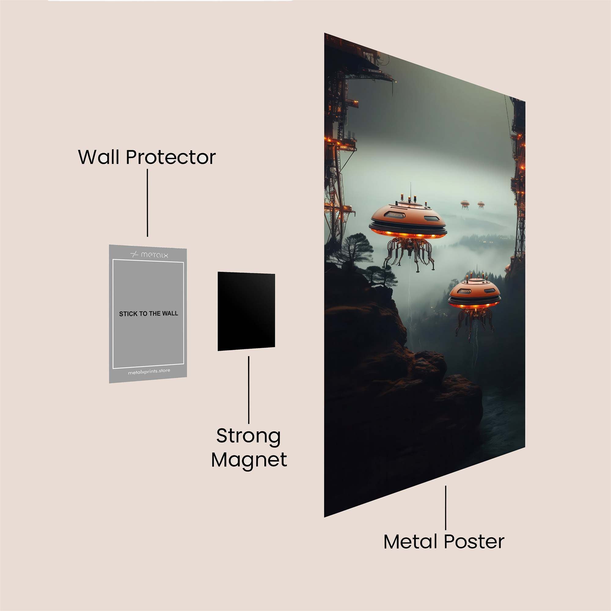 Sky Sentinels Safe Wall Magnetic / M
