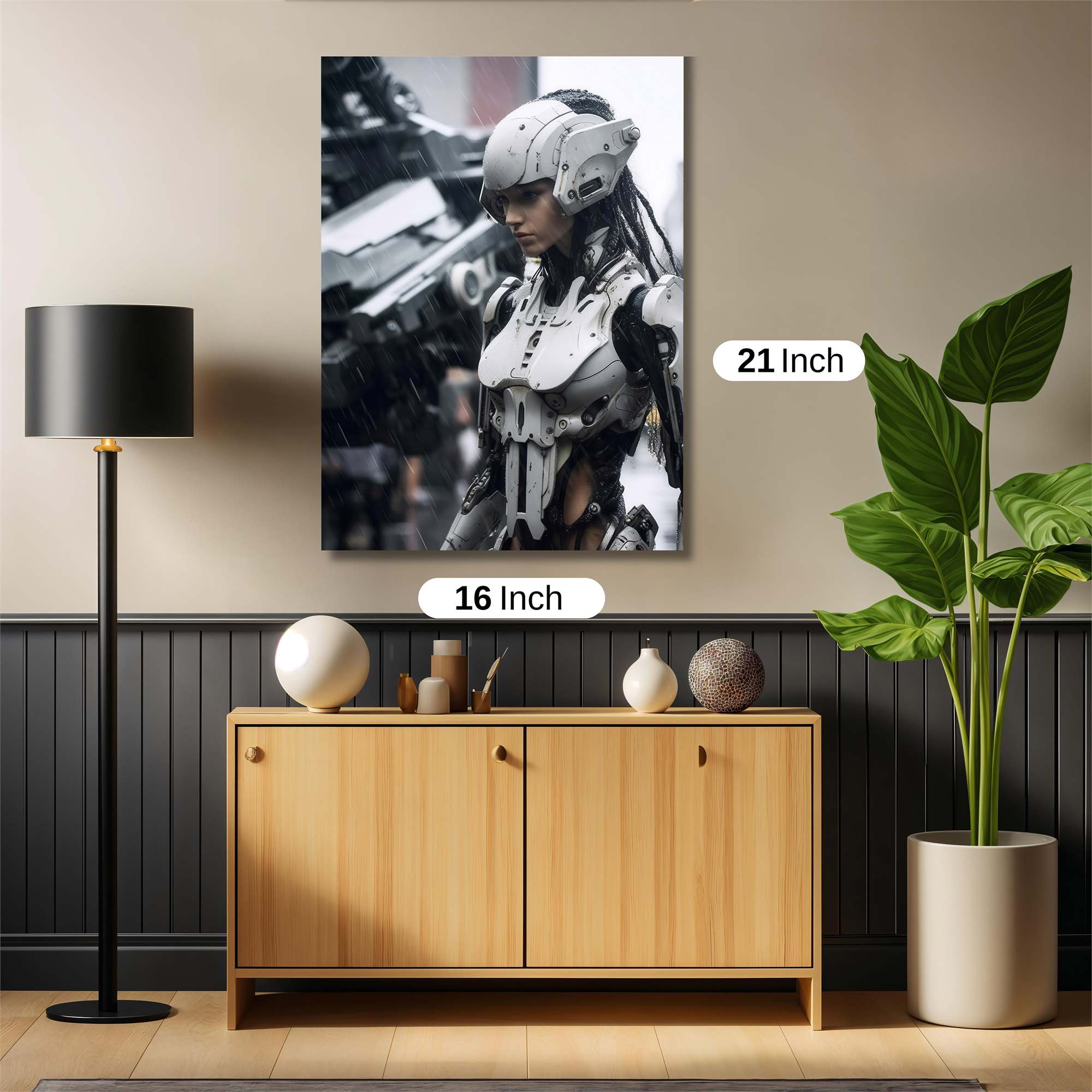 Cyberpunk Reverie Safe Wall Magnetic / M