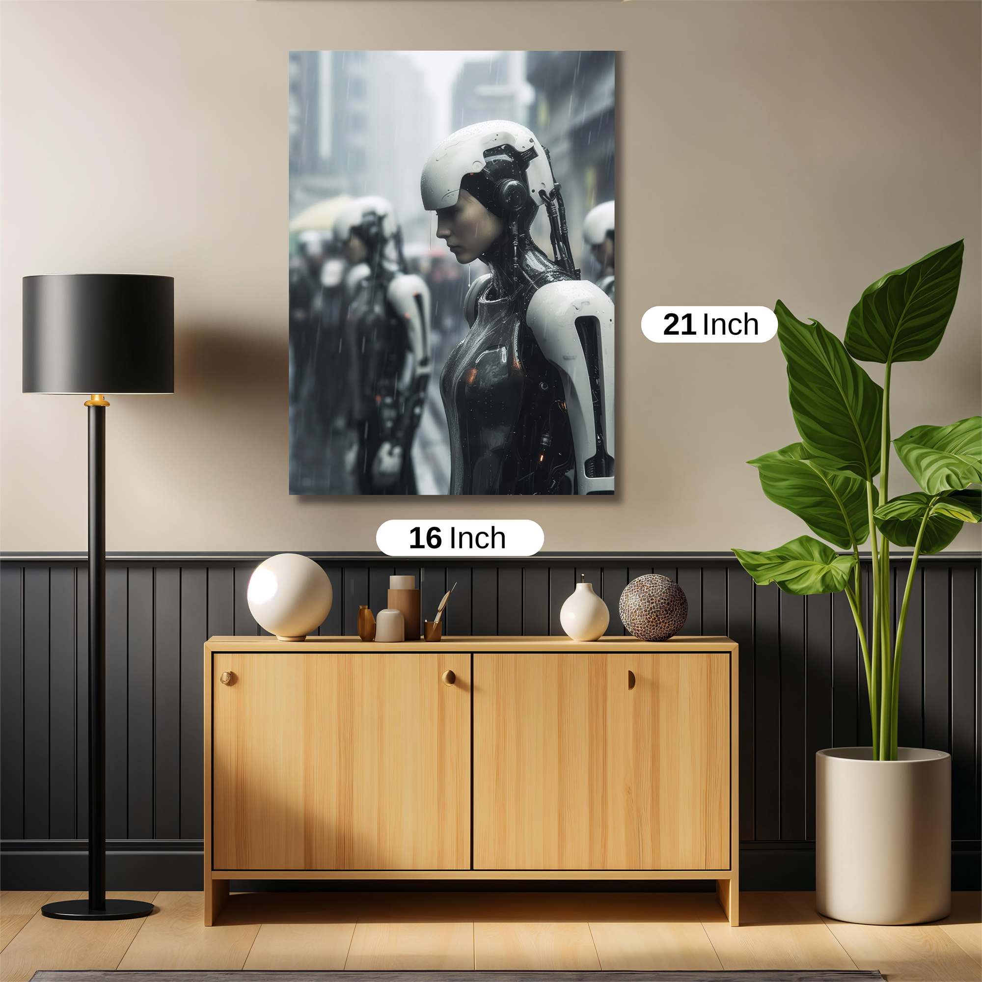 Android Melancholy Safe Wall Magnetic / M