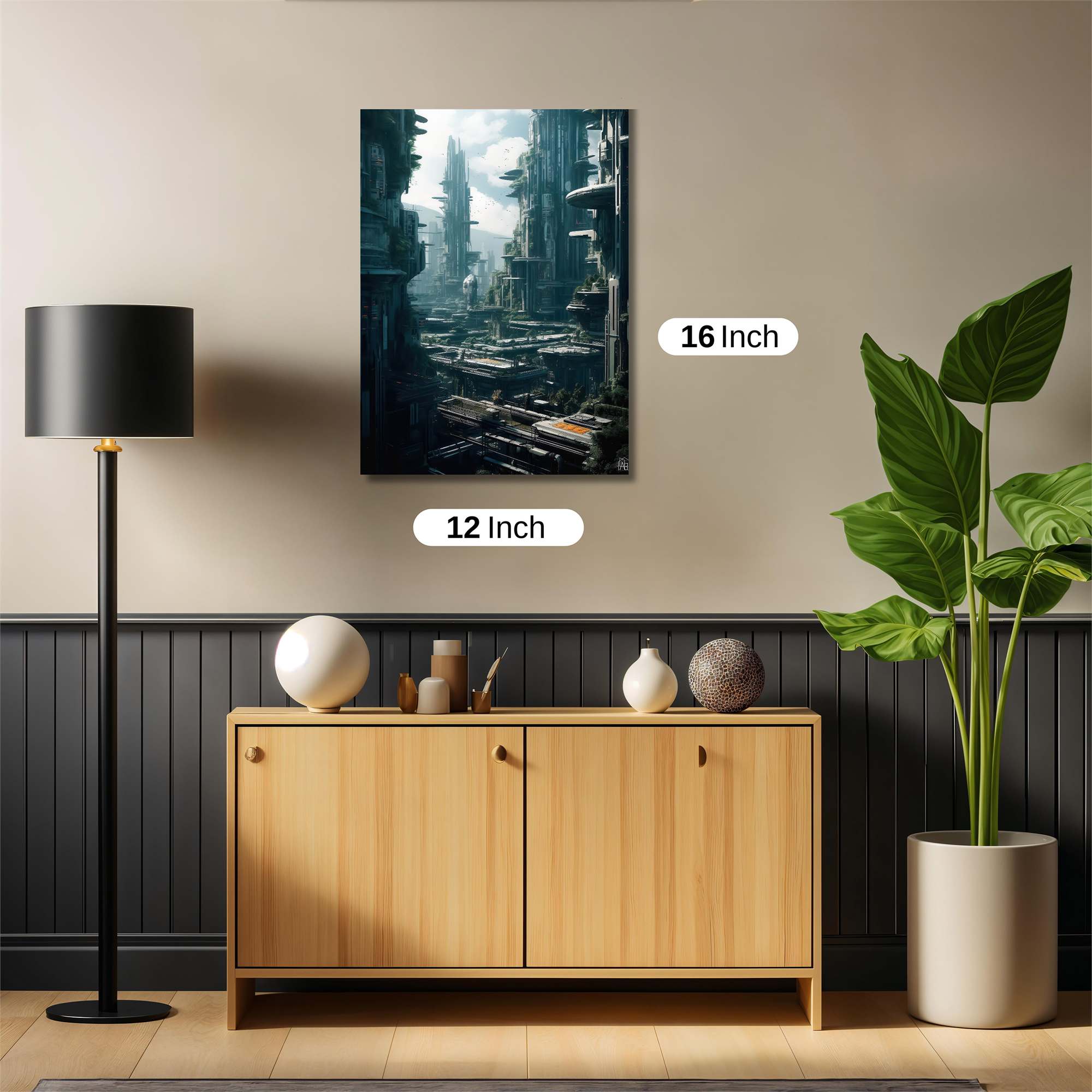 Cyber Ruin Safe Wall Magnetic / M