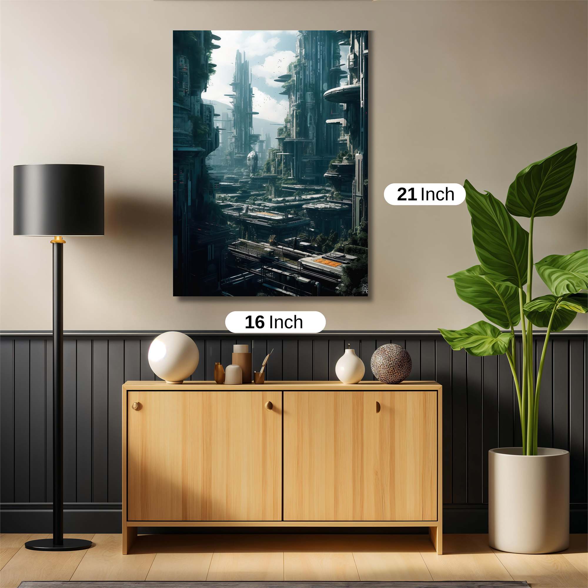 Cyber Ruin Safe Wall Magnetic / M