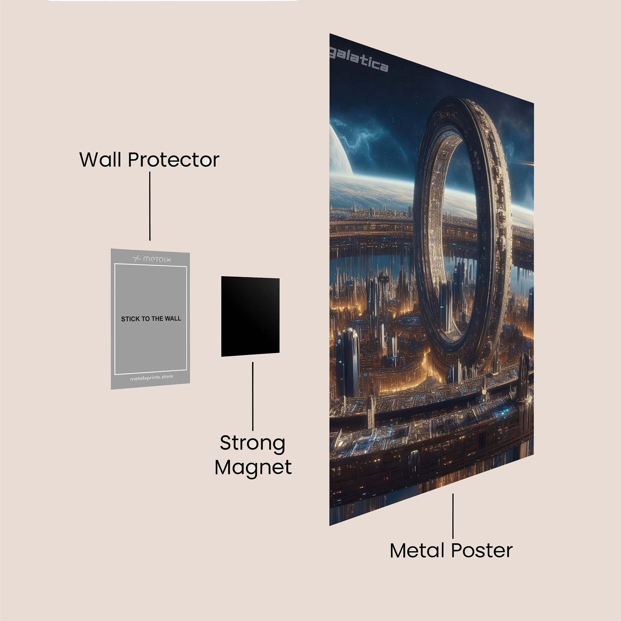 Halo Majestic Safe Wall Magnetic / M