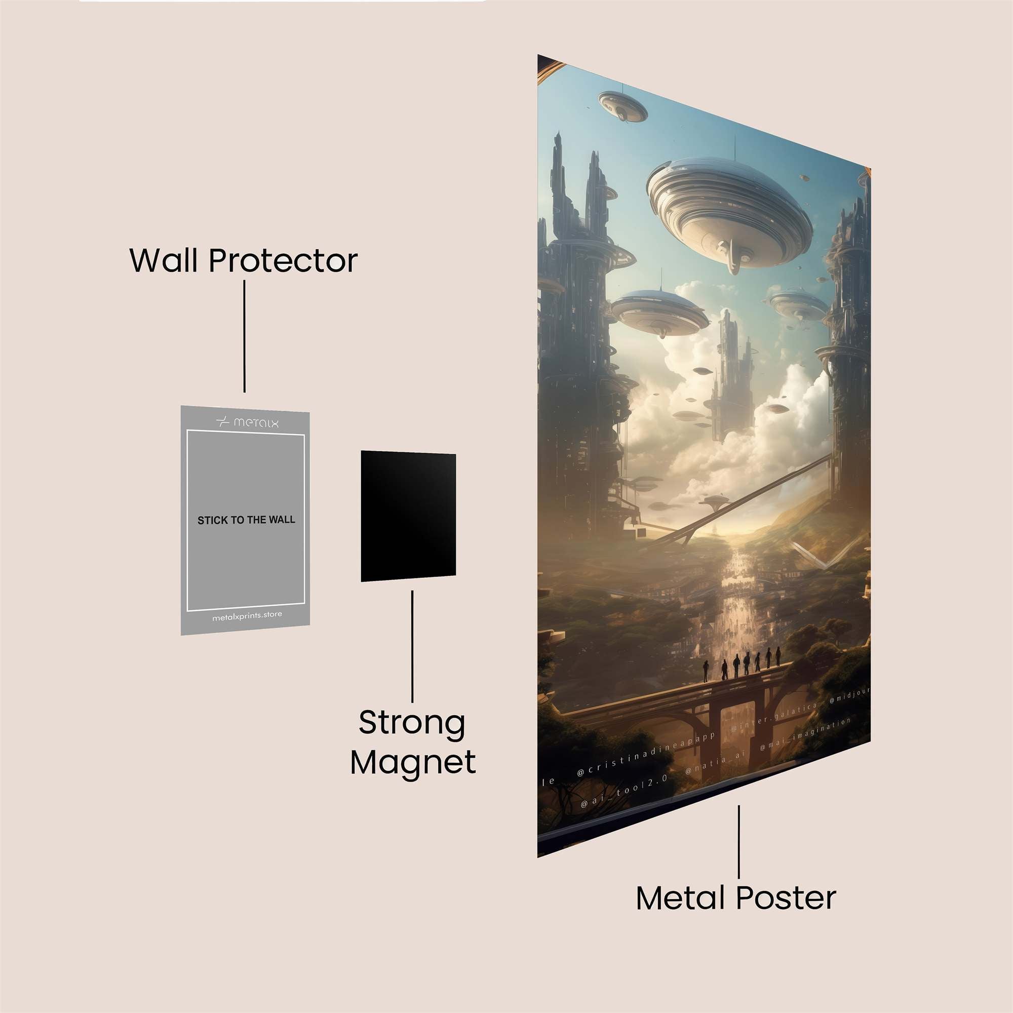 Future Serenity Safe Wall Magnetic / M