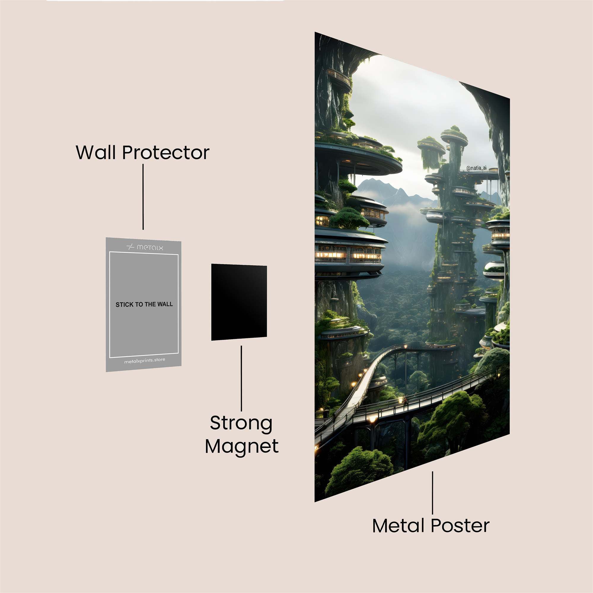 Eden Enigma Safe Wall Magnetic / M