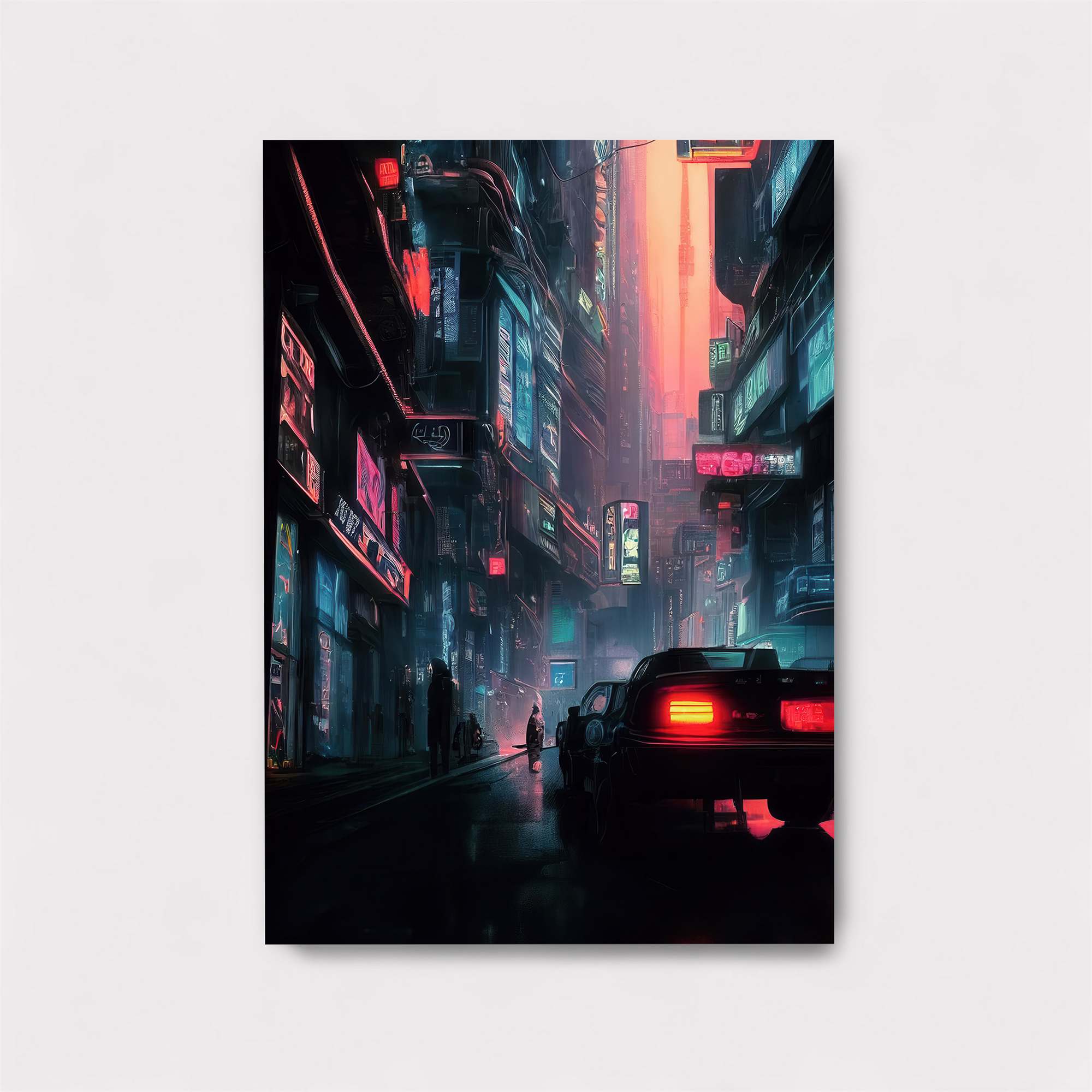 Neon Dreamscape Safe Wall Magnetic / M