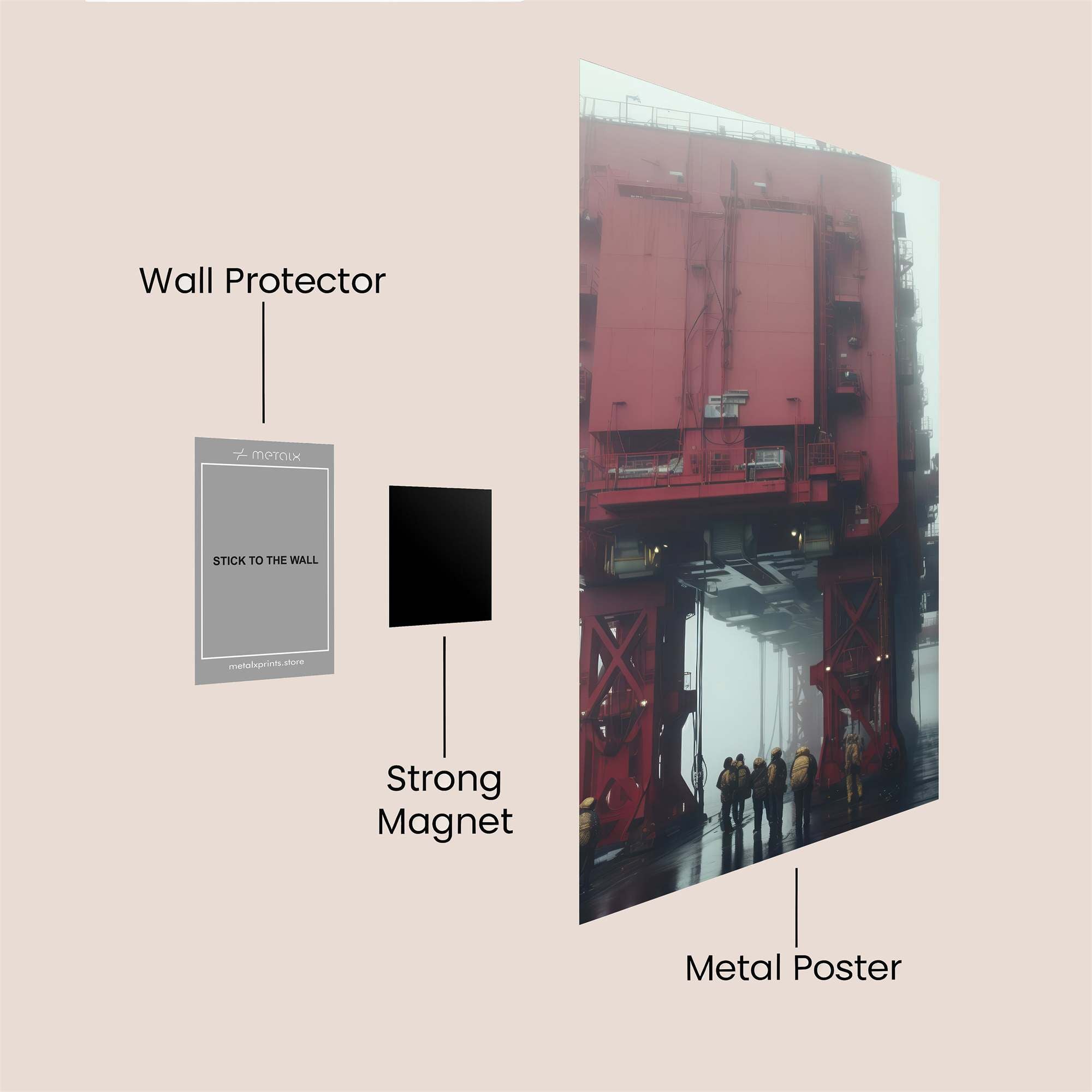 Platform Gloom Safe Wall Magnetic / M