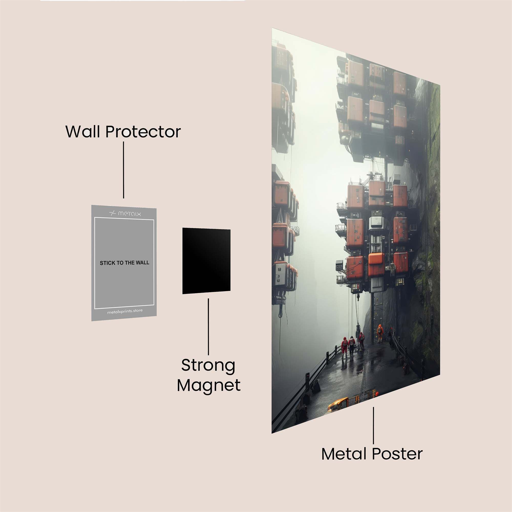 Skyward Echoes Safe Wall Magnetic / M