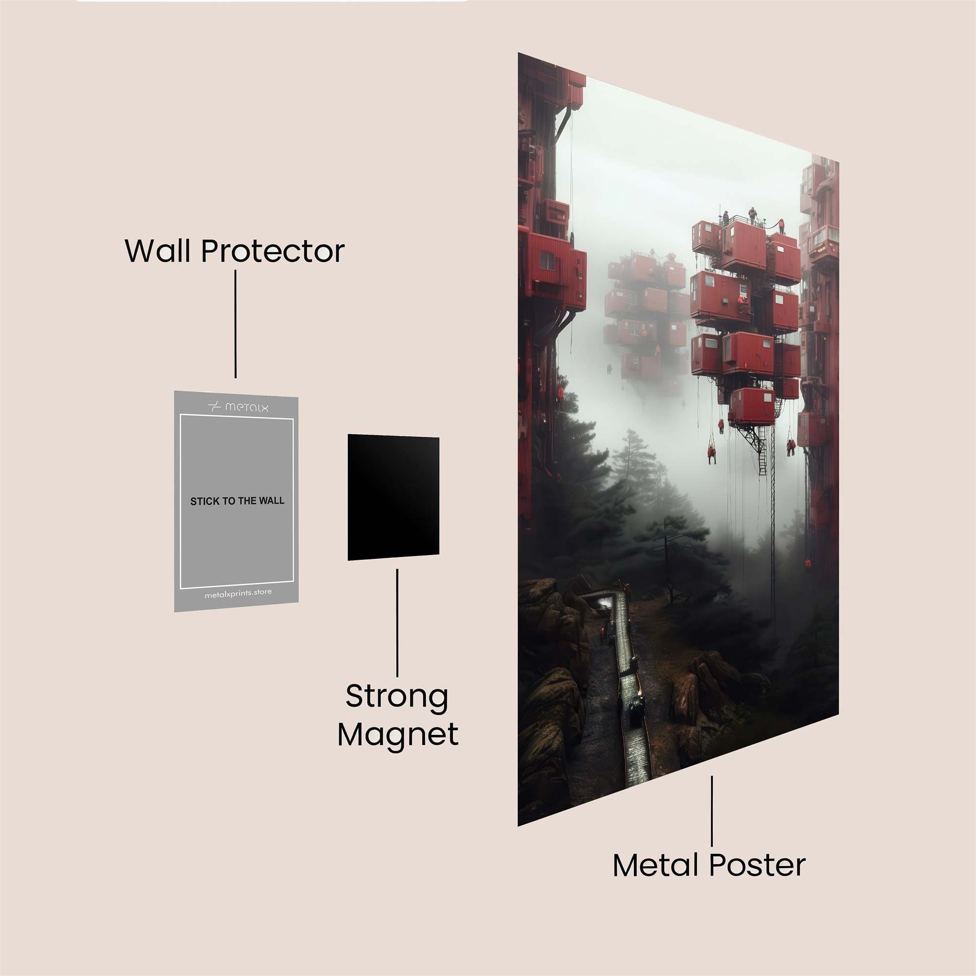 Skyward Dreams Safe Wall Magnetic / M