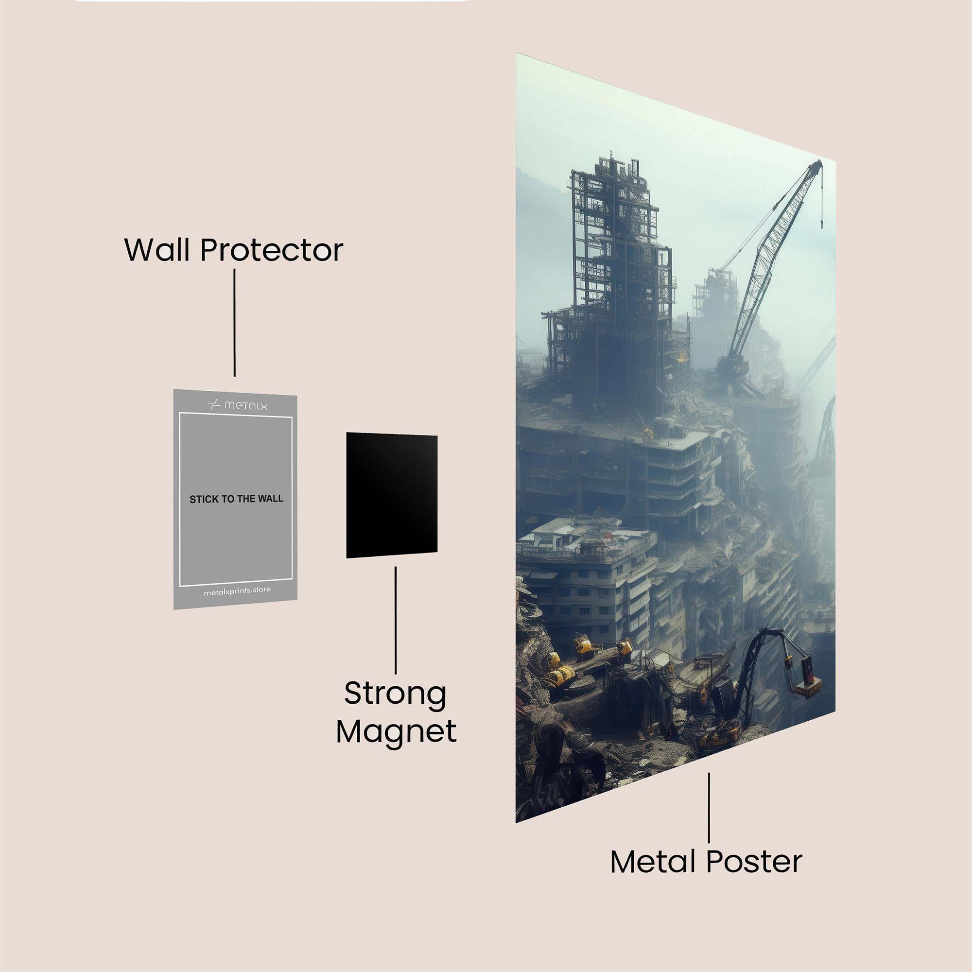 Construction Fog Safe Wall Magnetic / M