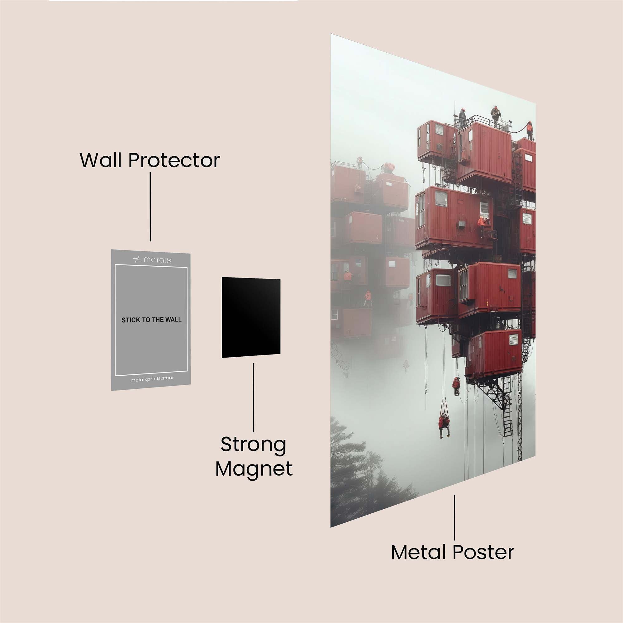 Skyward Enigma Safe Wall Magnetic / M