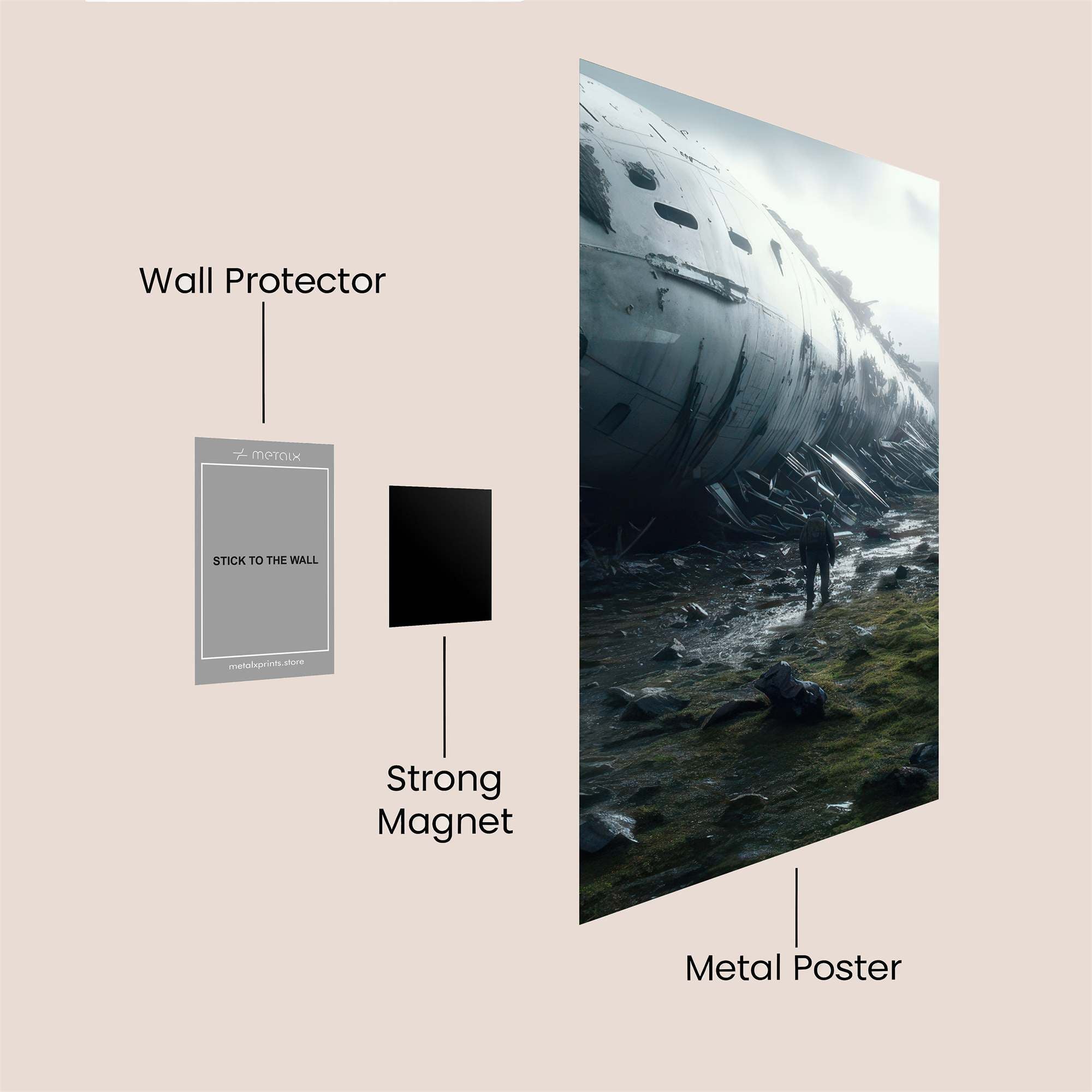 Archway Dreamscape Safe Wall Magnetic / M