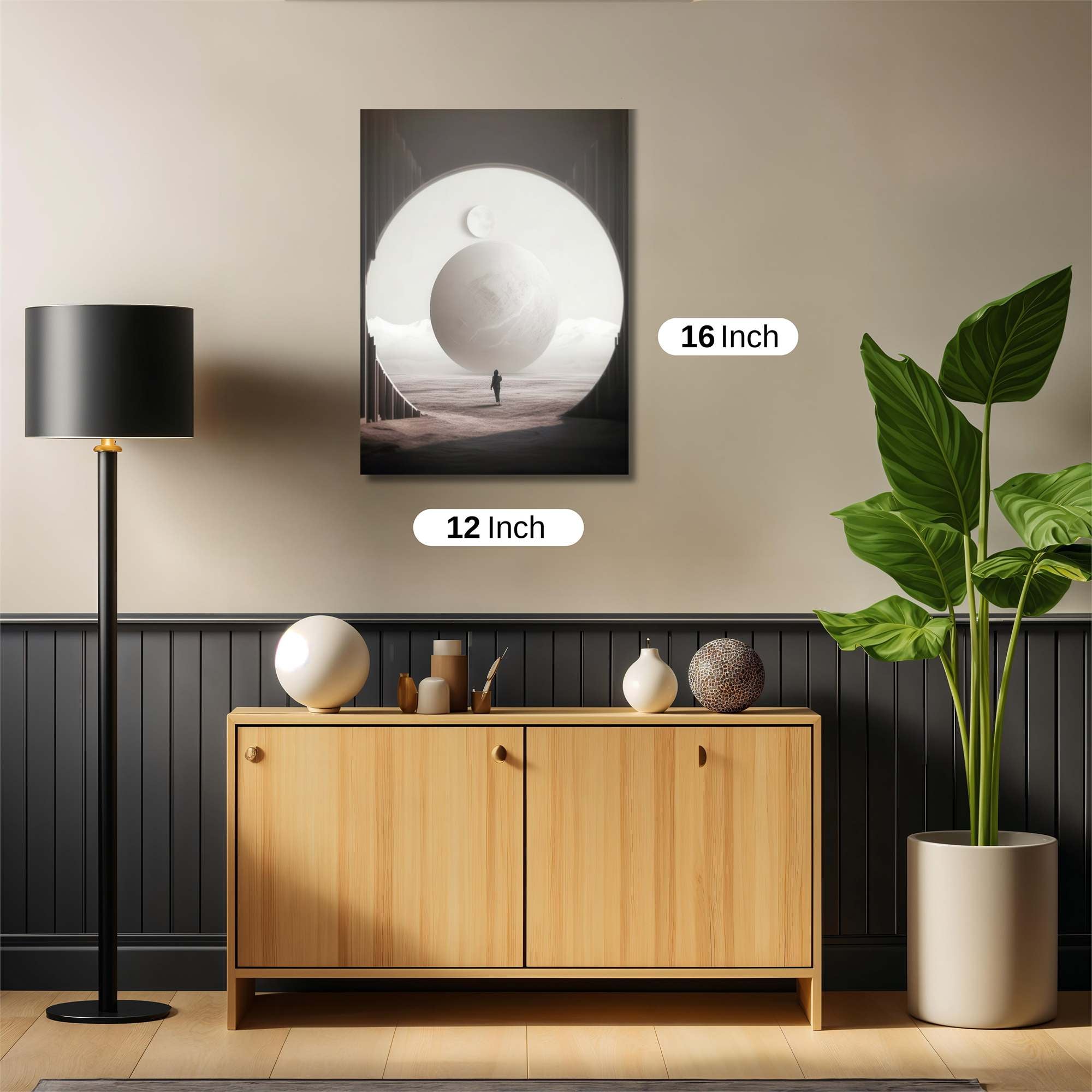 Sphere Solitude Safe Wall Magnetic / M