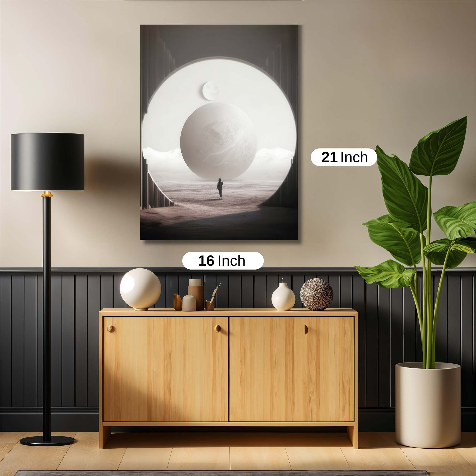 Sphere Solitude Safe Wall Magnetic / M
