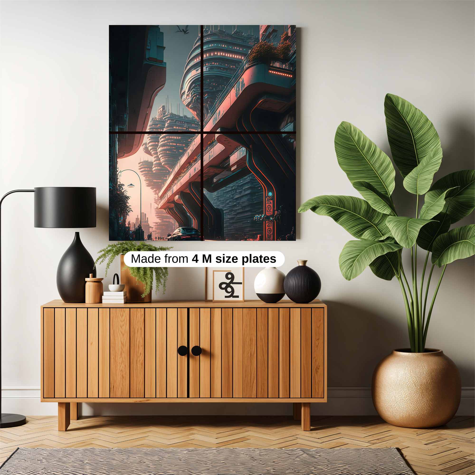 Neon Metropolis Safe Wall Magnetic / M