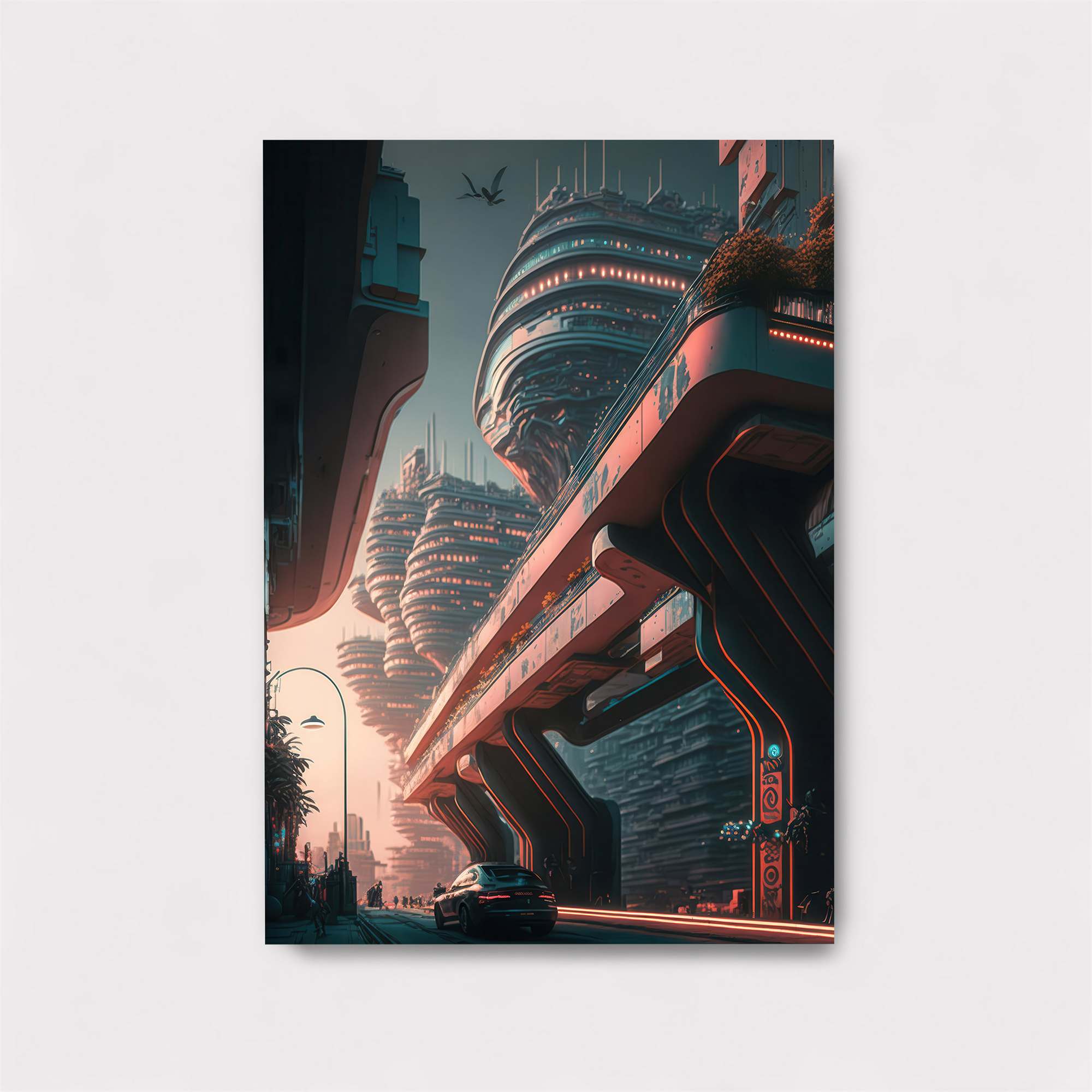 Neon Metropolis Safe Wall Magnetic / M