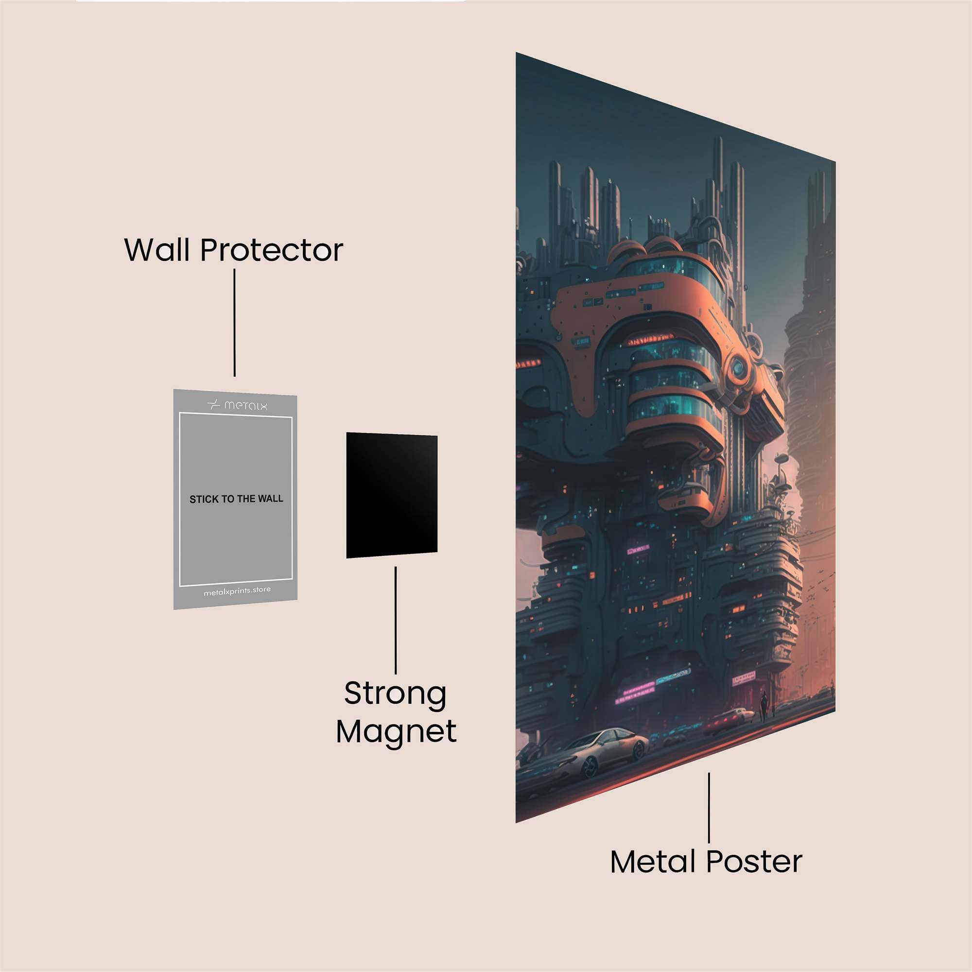 Cyberpunk Serenity Safe Wall Magnetic / M