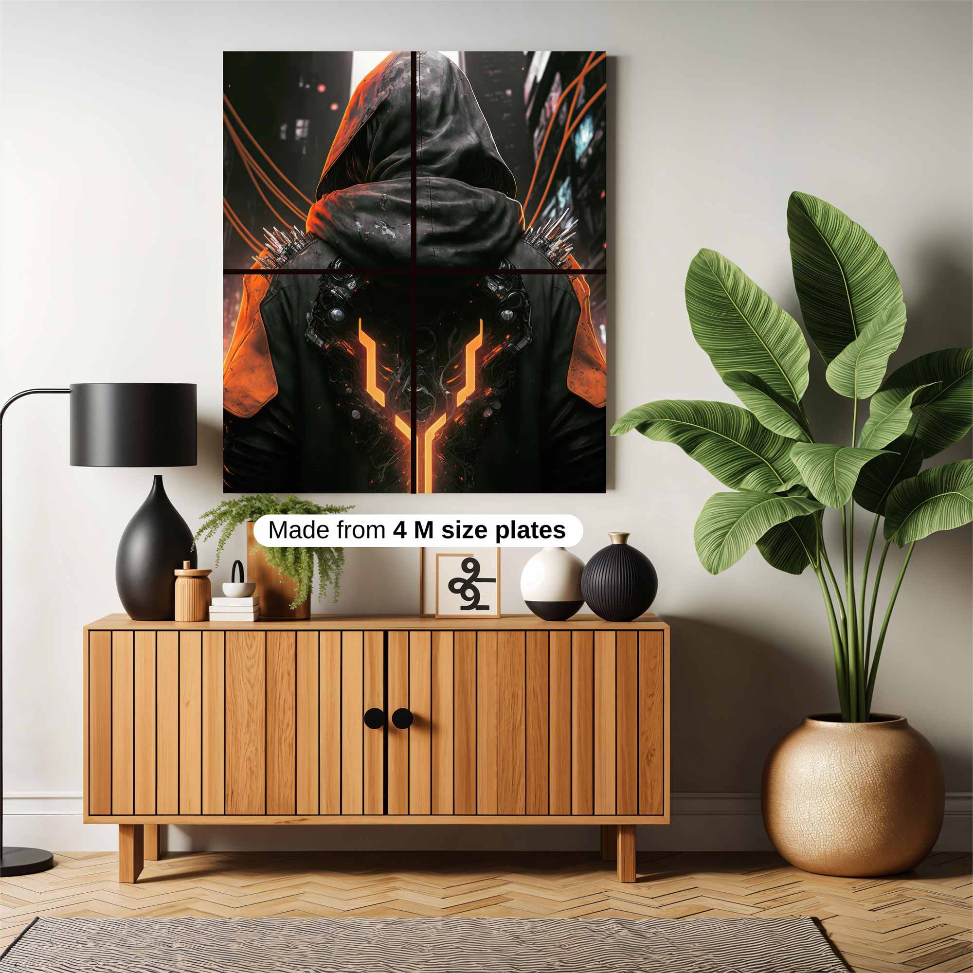 Cyberpunk Enigma Safe Wall Magnetic / M