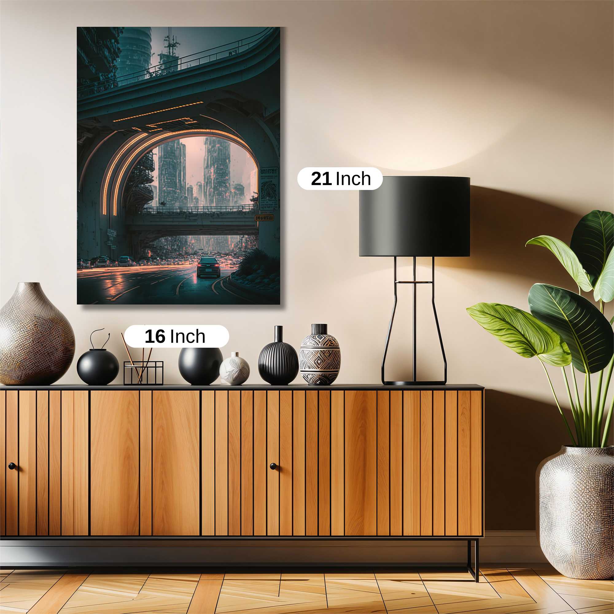 Cyber Serenity Safe Wall Magnetic / M