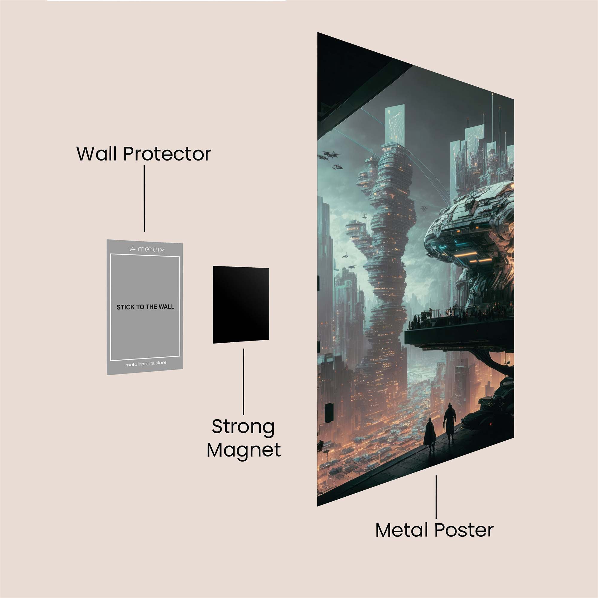 Cyberpunk Serenity Safe Wall Magnetic / M