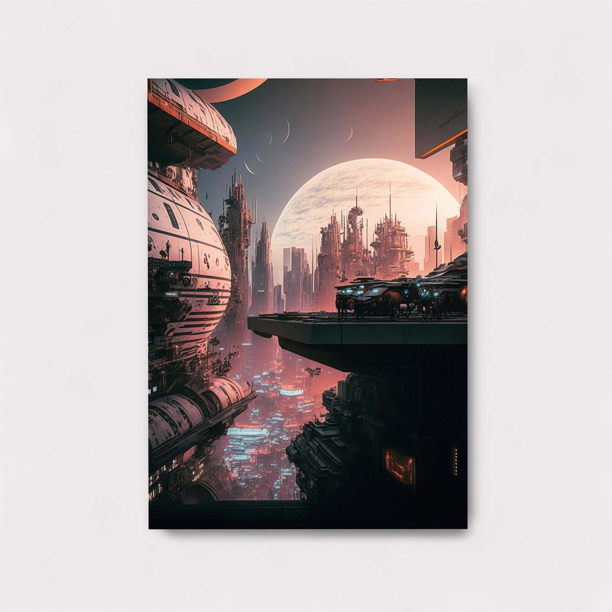 Moonlit Metropolis Safe Wall Magnetic / M