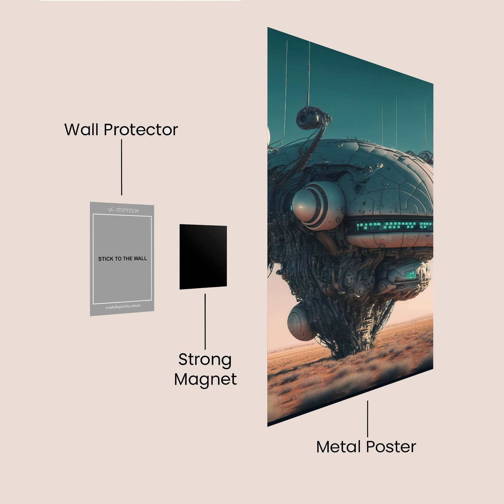 Alien Enigma Safe Wall Magnetic / M