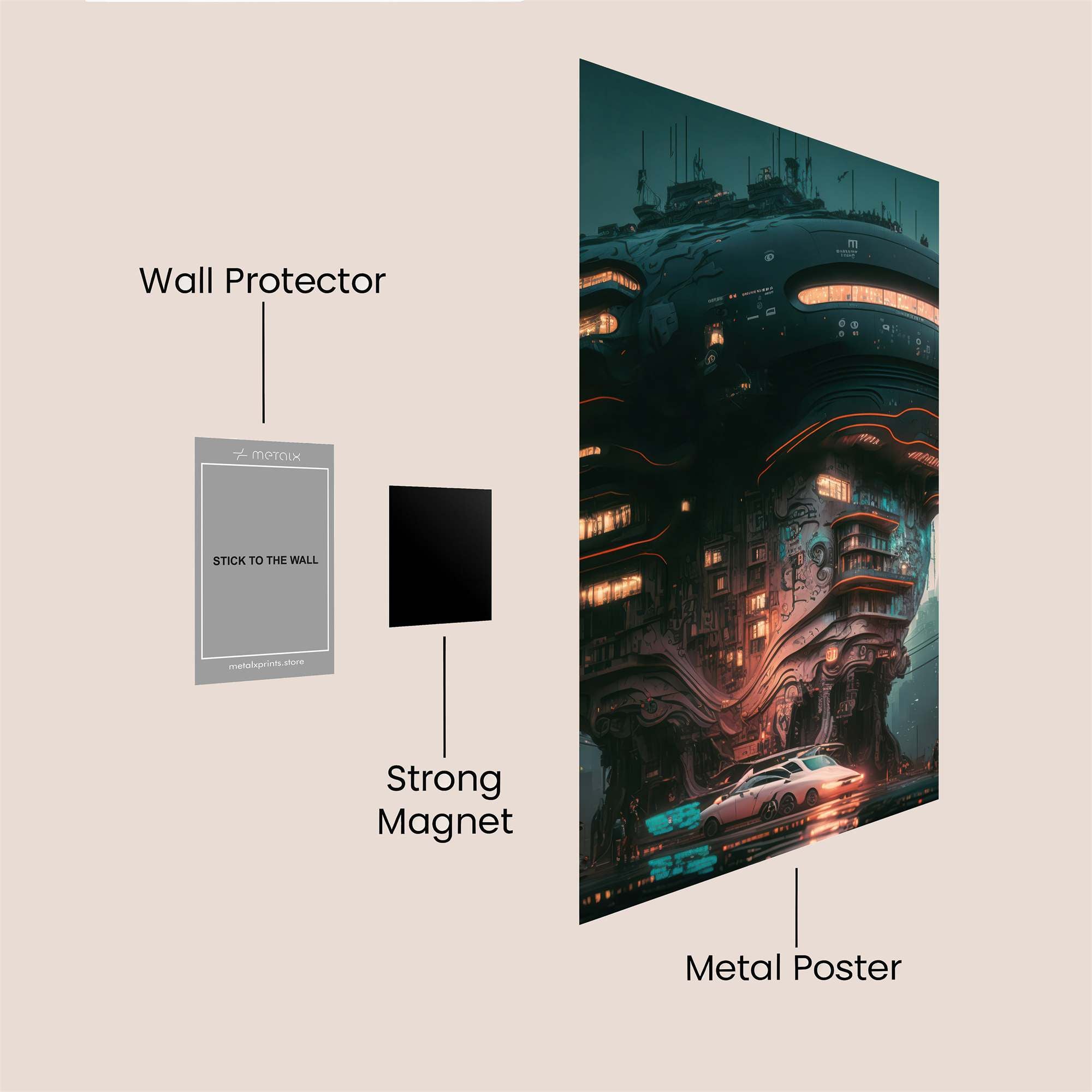 Cyber Haven Safe Wall Magnetic / M