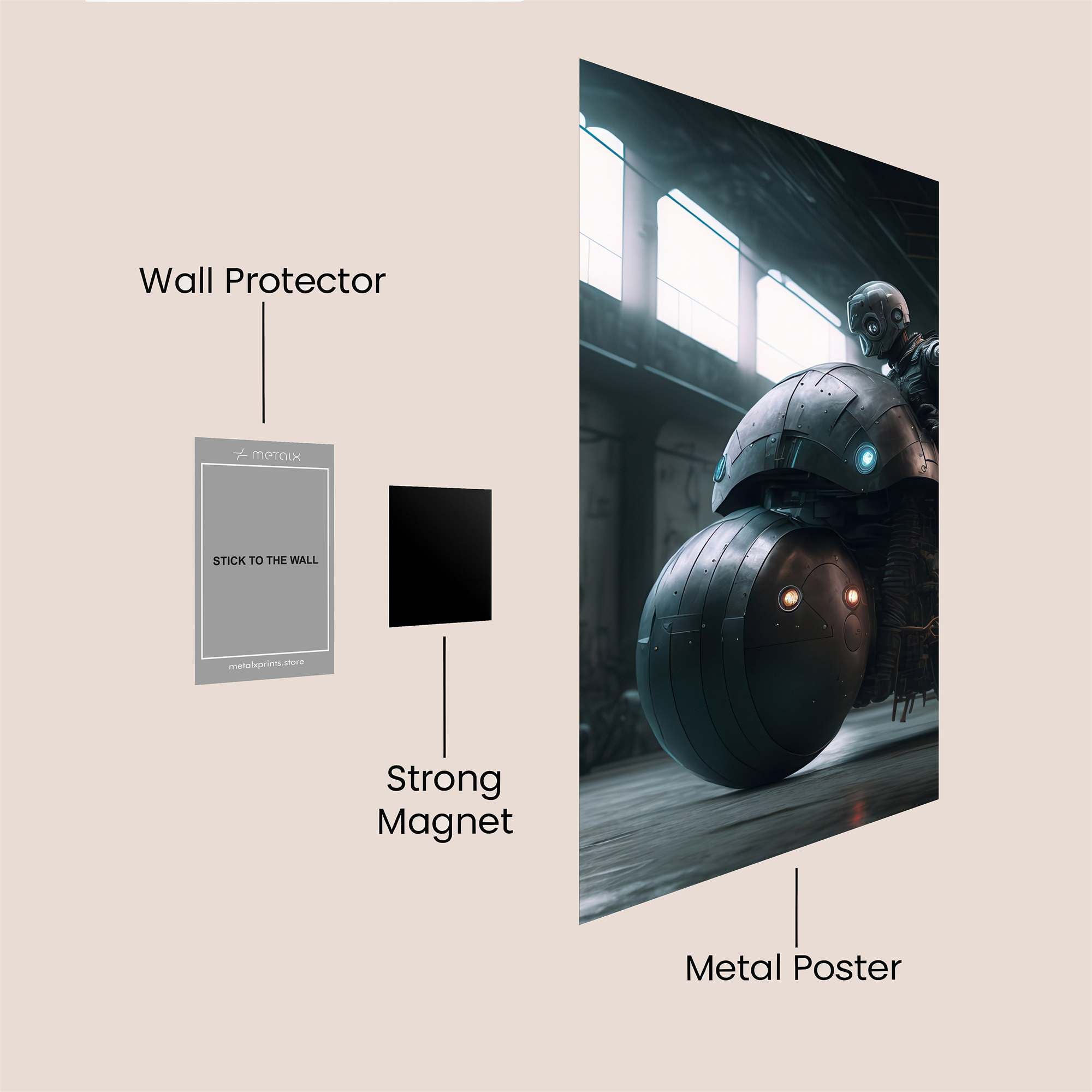 Toxic Serenity Safe Wall Magnetic / M