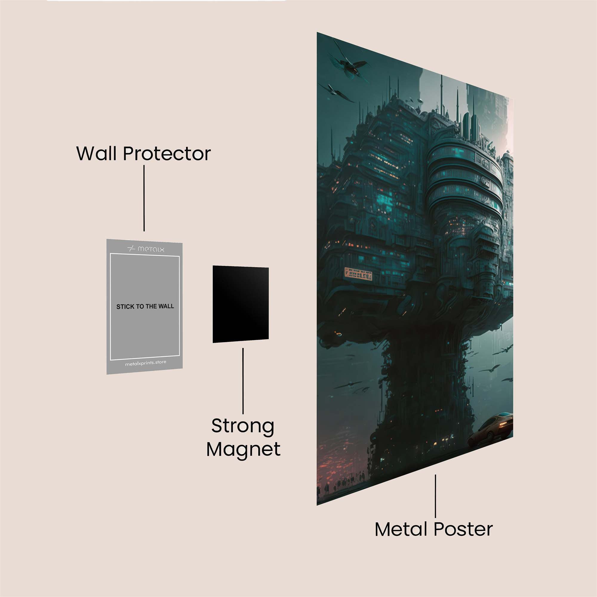 Cyber Haven Safe Wall Magnetic / M