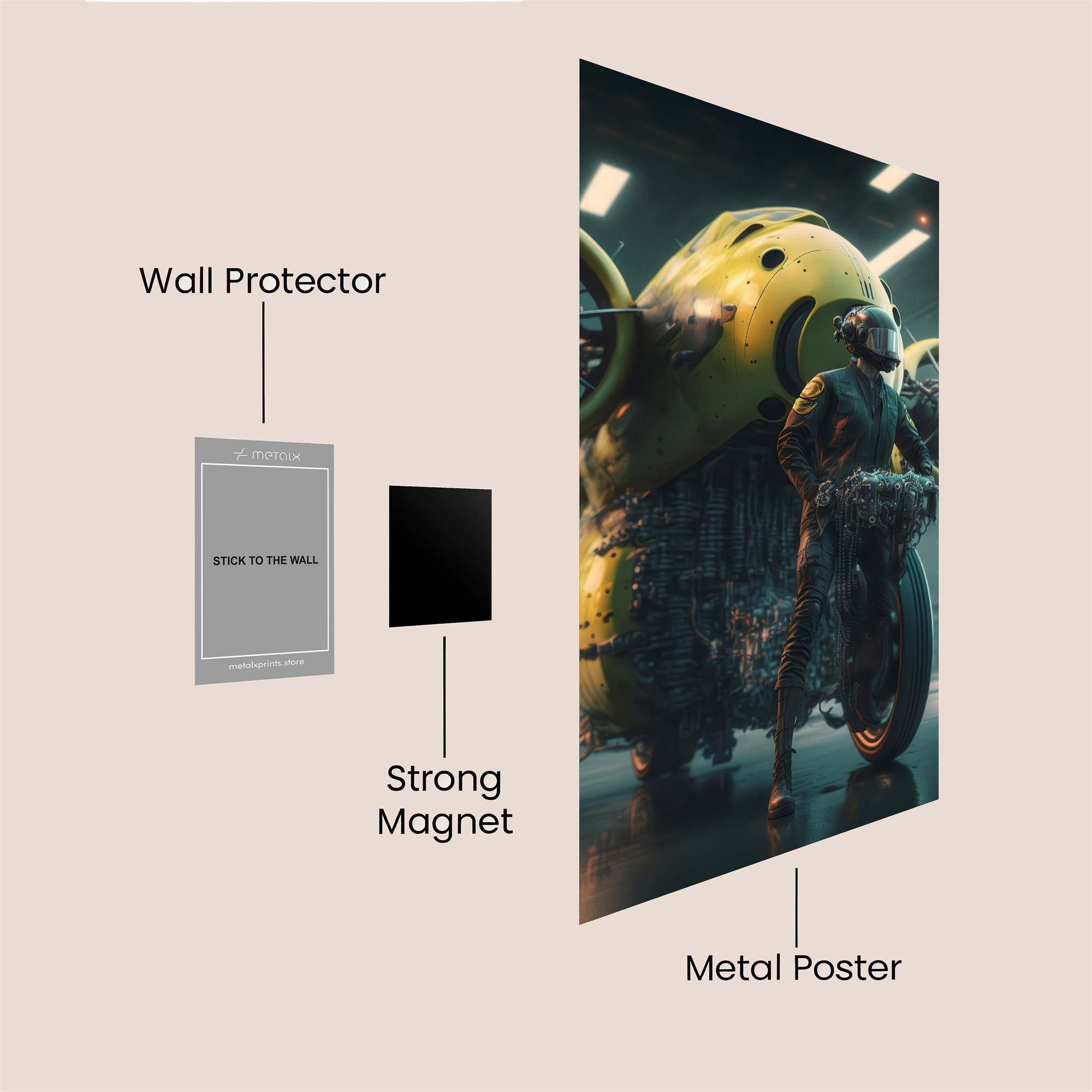 Drone Odyssey Safe Wall Magnetic / M