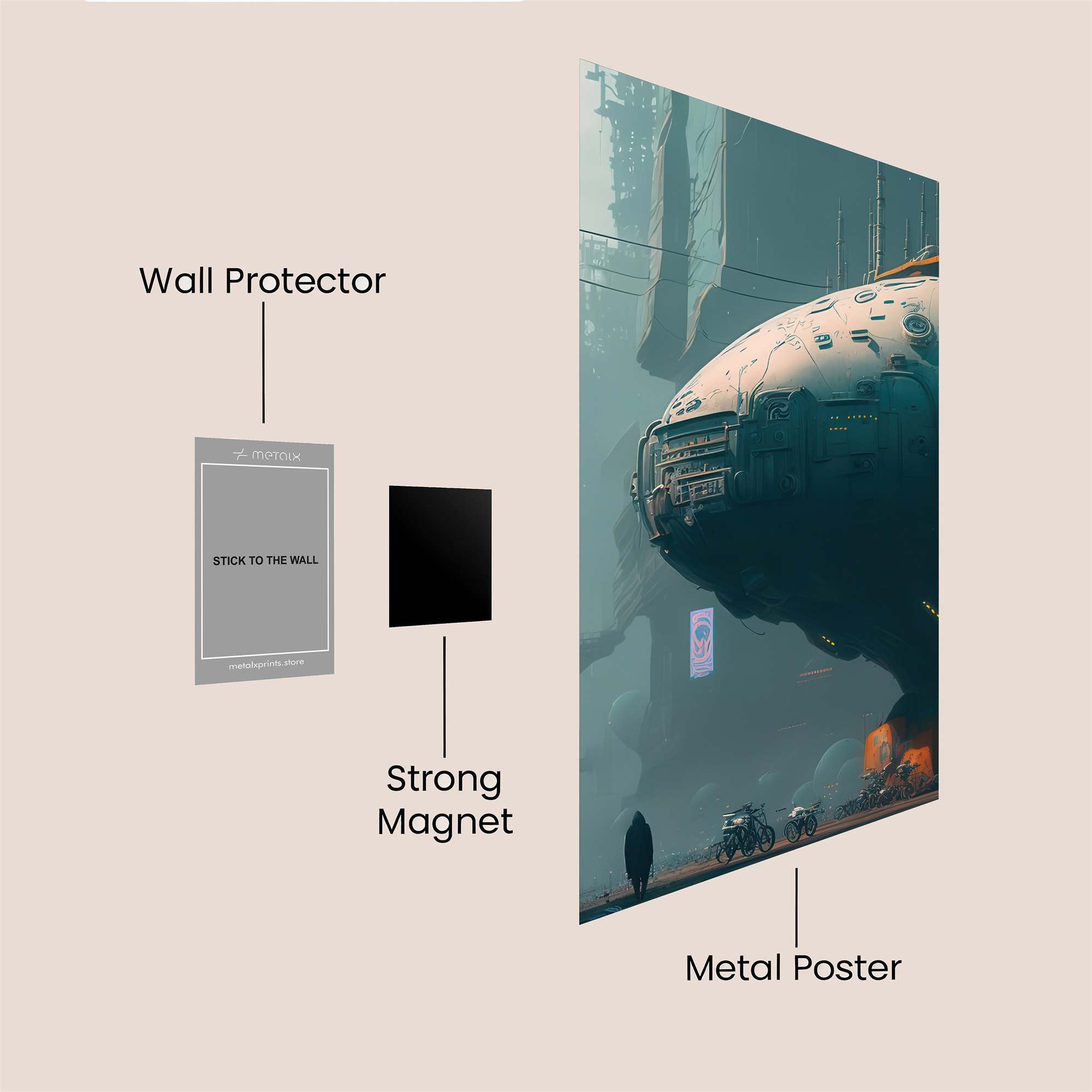 Cyber Relic Safe Wall Magnetic / M