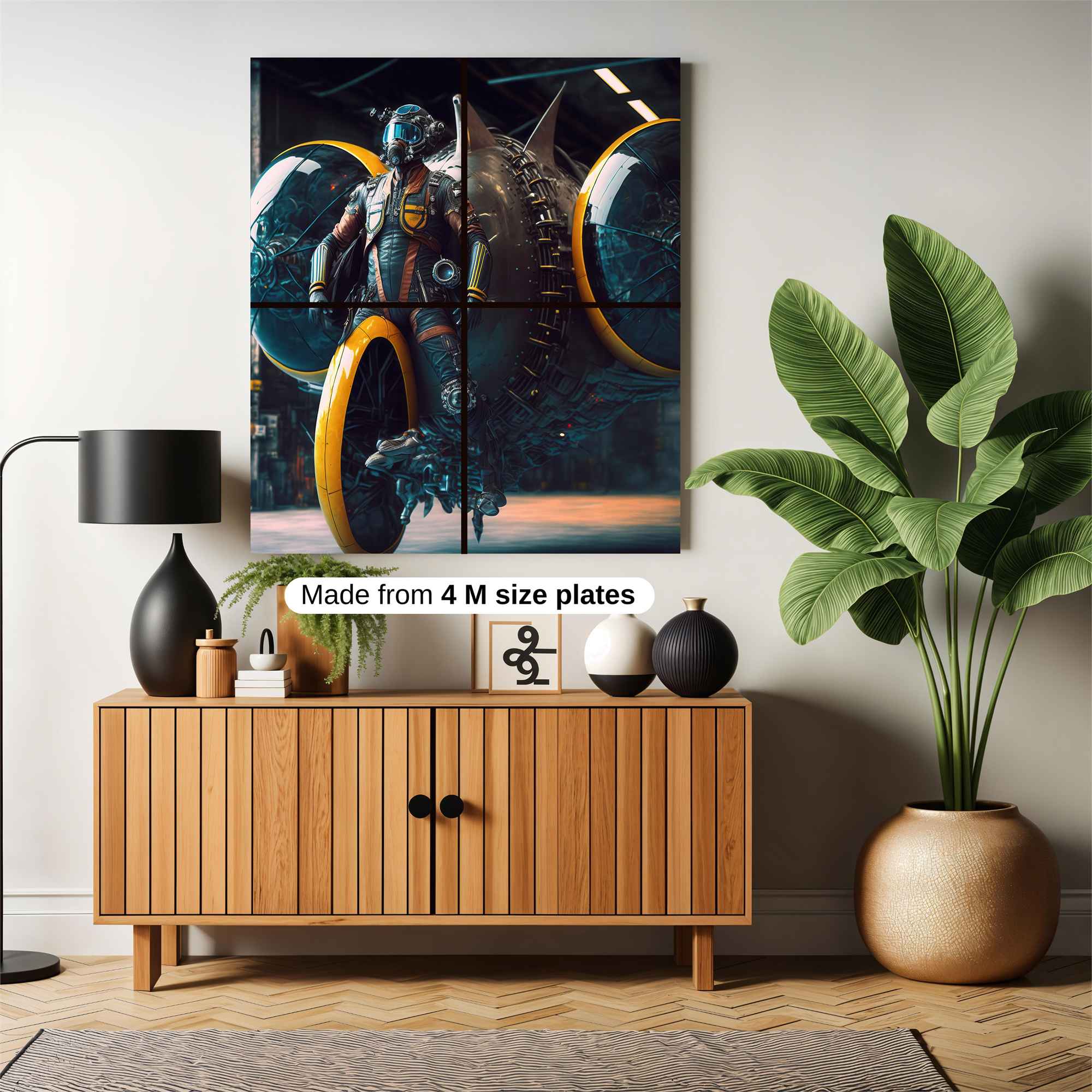 Rocket Rebel Safe Wall Magnetic / M