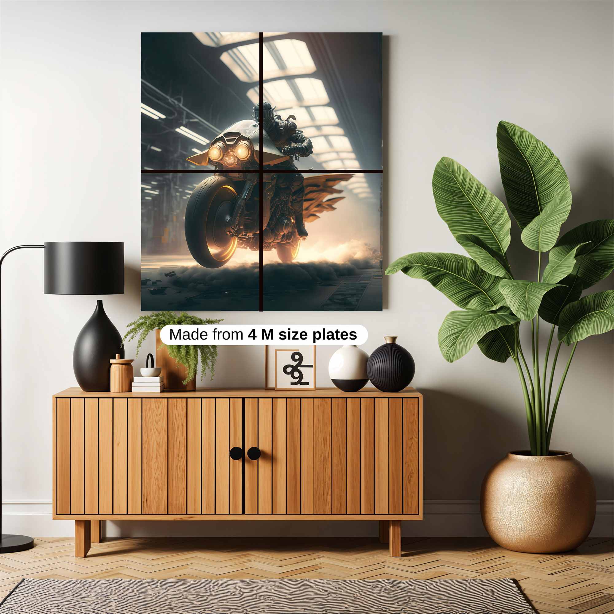 Futuristic Fury Safe Wall Magnetic / M