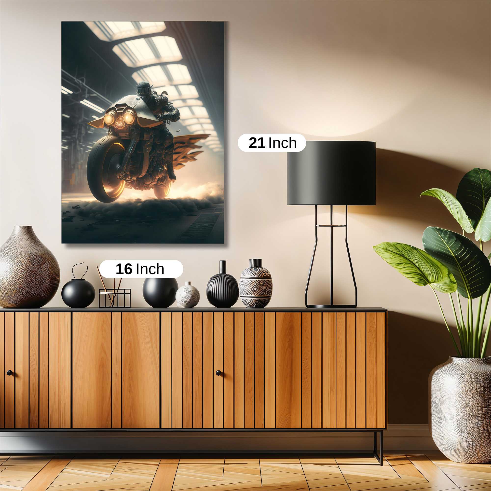 Futuristic Fury Safe Wall Magnetic / M