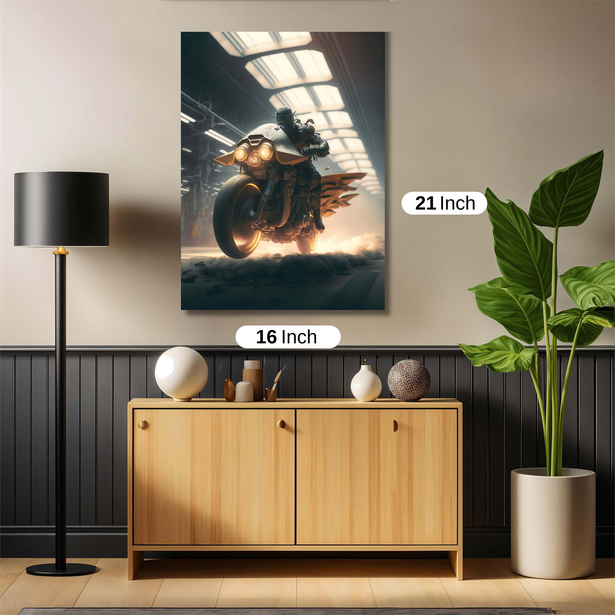 Futuristic Fury Safe Wall Magnetic / M