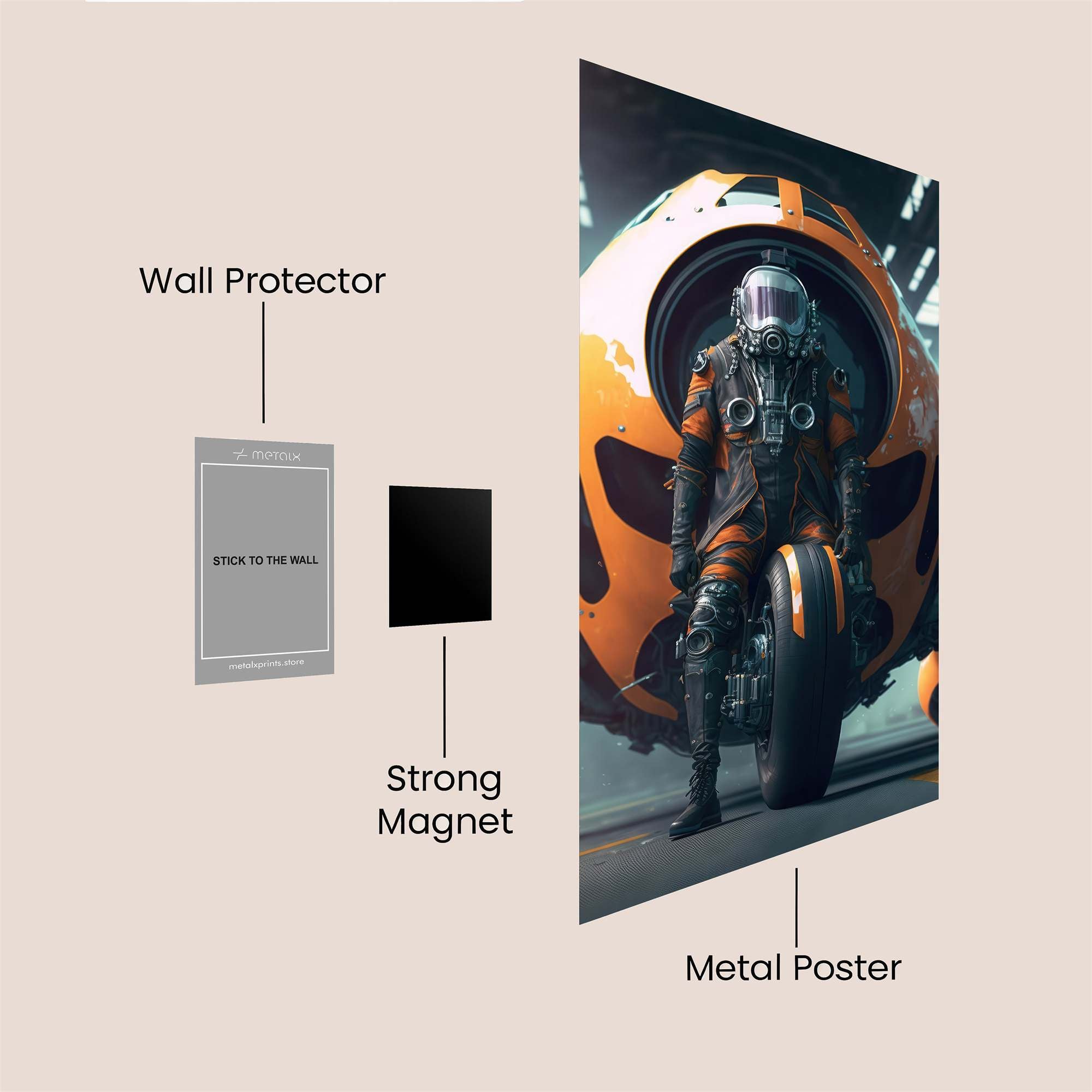 Pilot Serenity Safe Wall Magnetic / M
