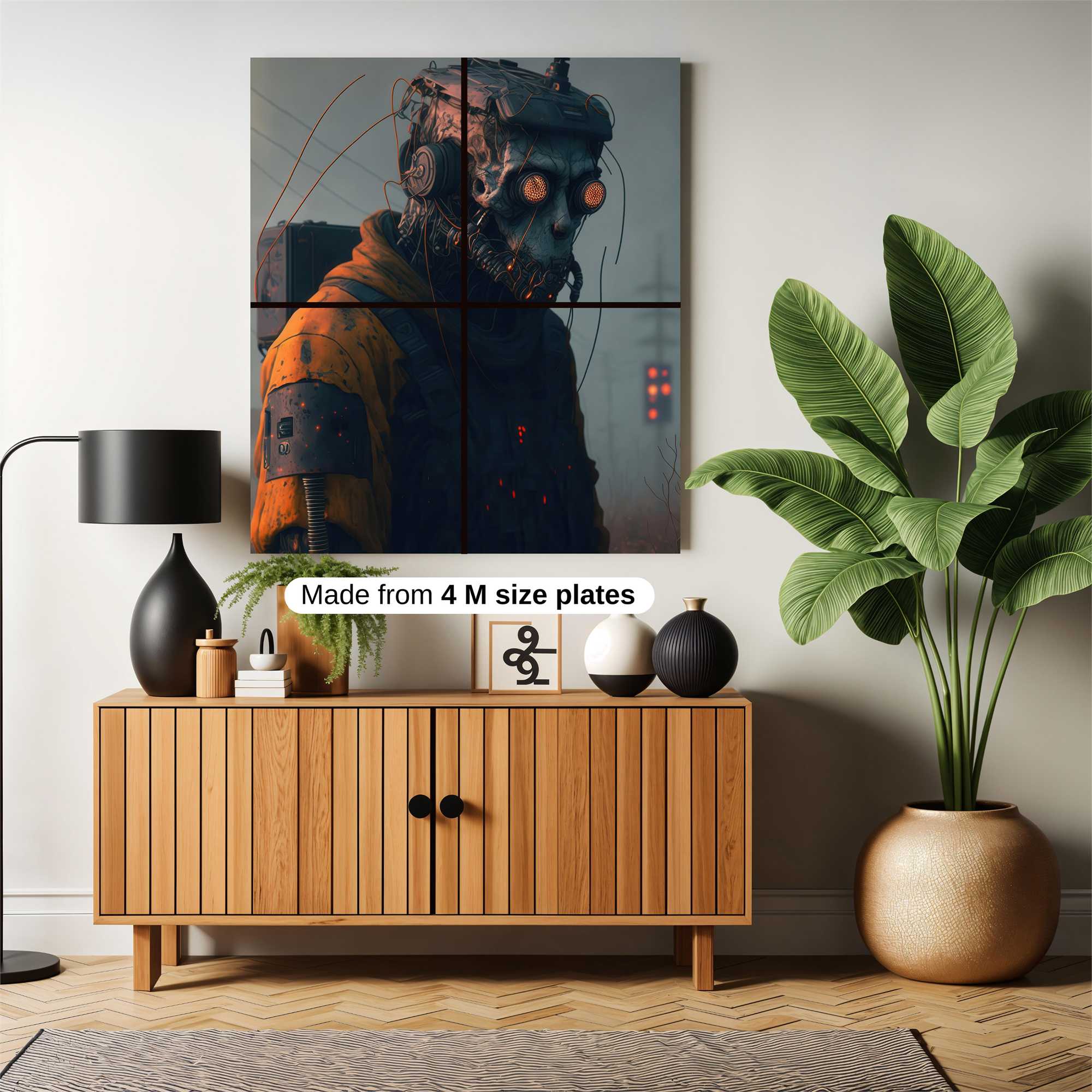 Robot Gloom Safe Wall Magnetic / M