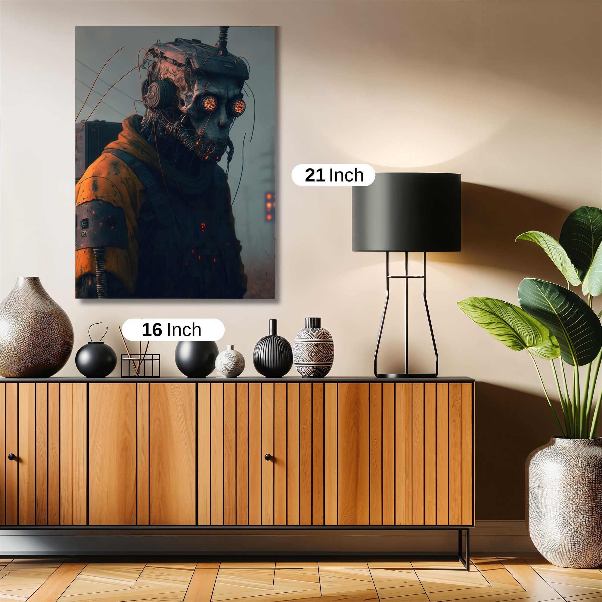 Robot Gloom Safe Wall Magnetic / M