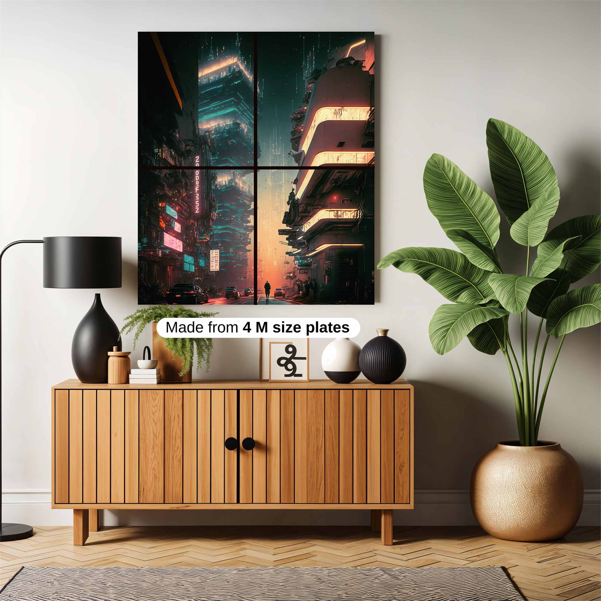 Cyberpunk Solitude Safe Wall Magnetic / M