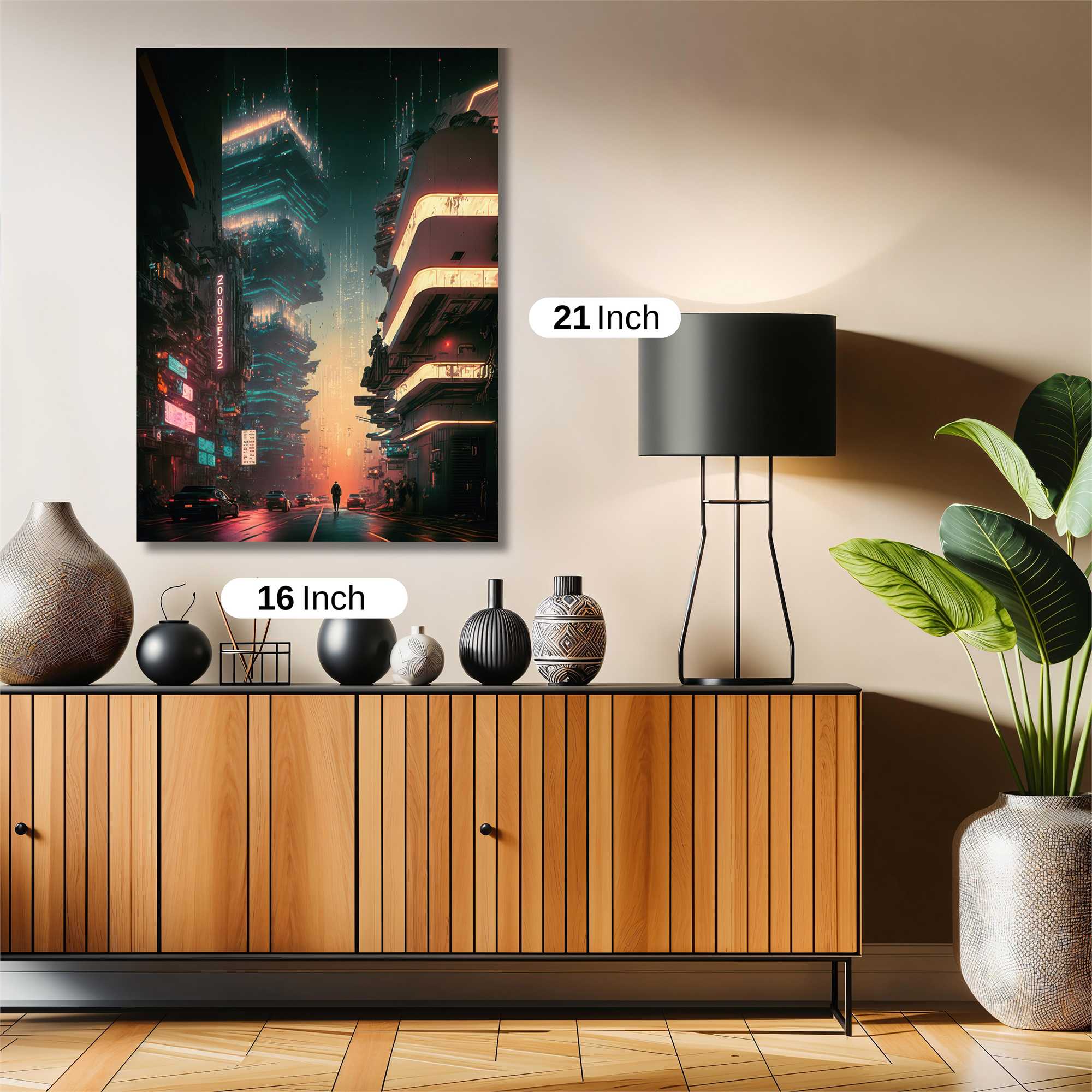 Cyberpunk Solitude Safe Wall Magnetic / M