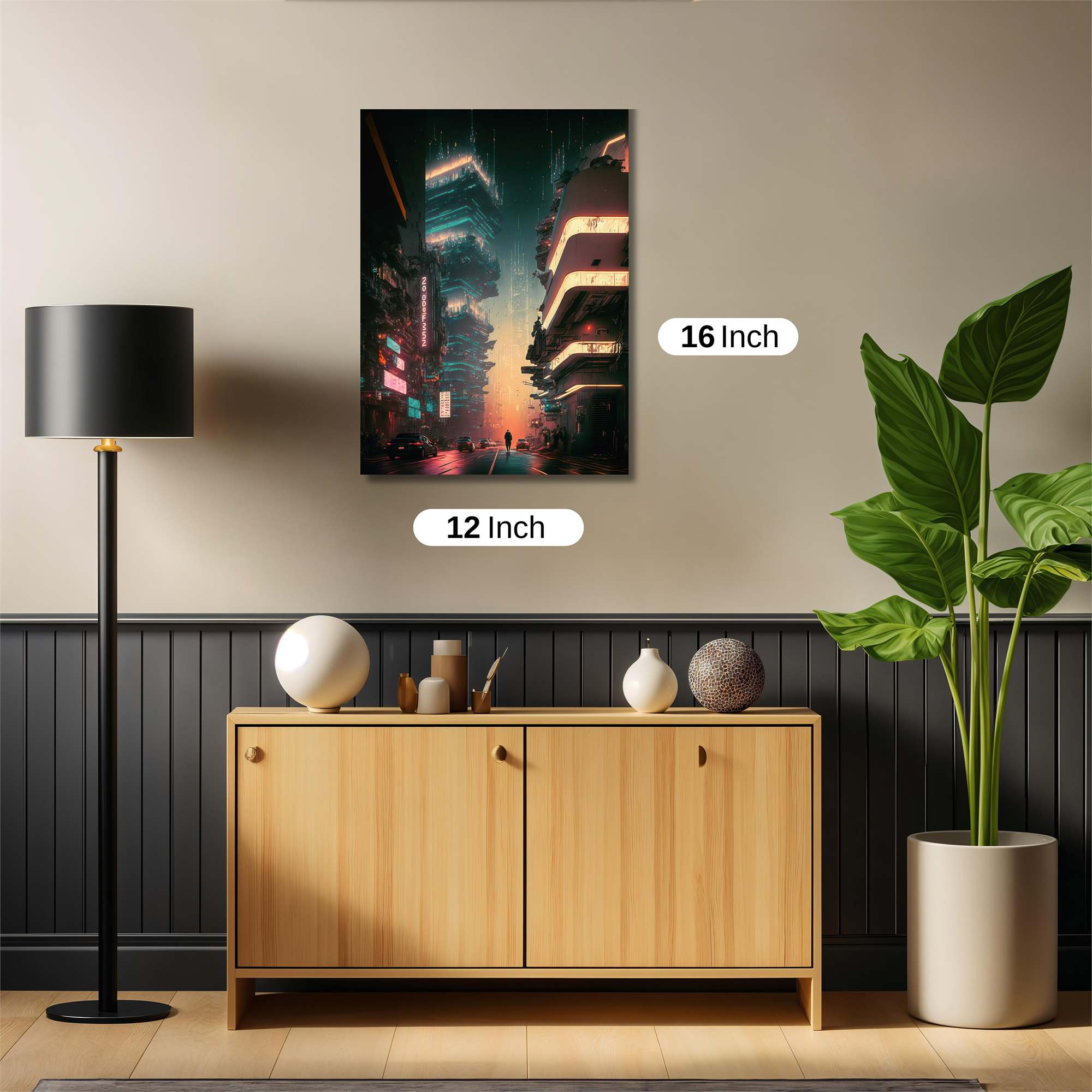 Cyberpunk Solitude Safe Wall Magnetic / M