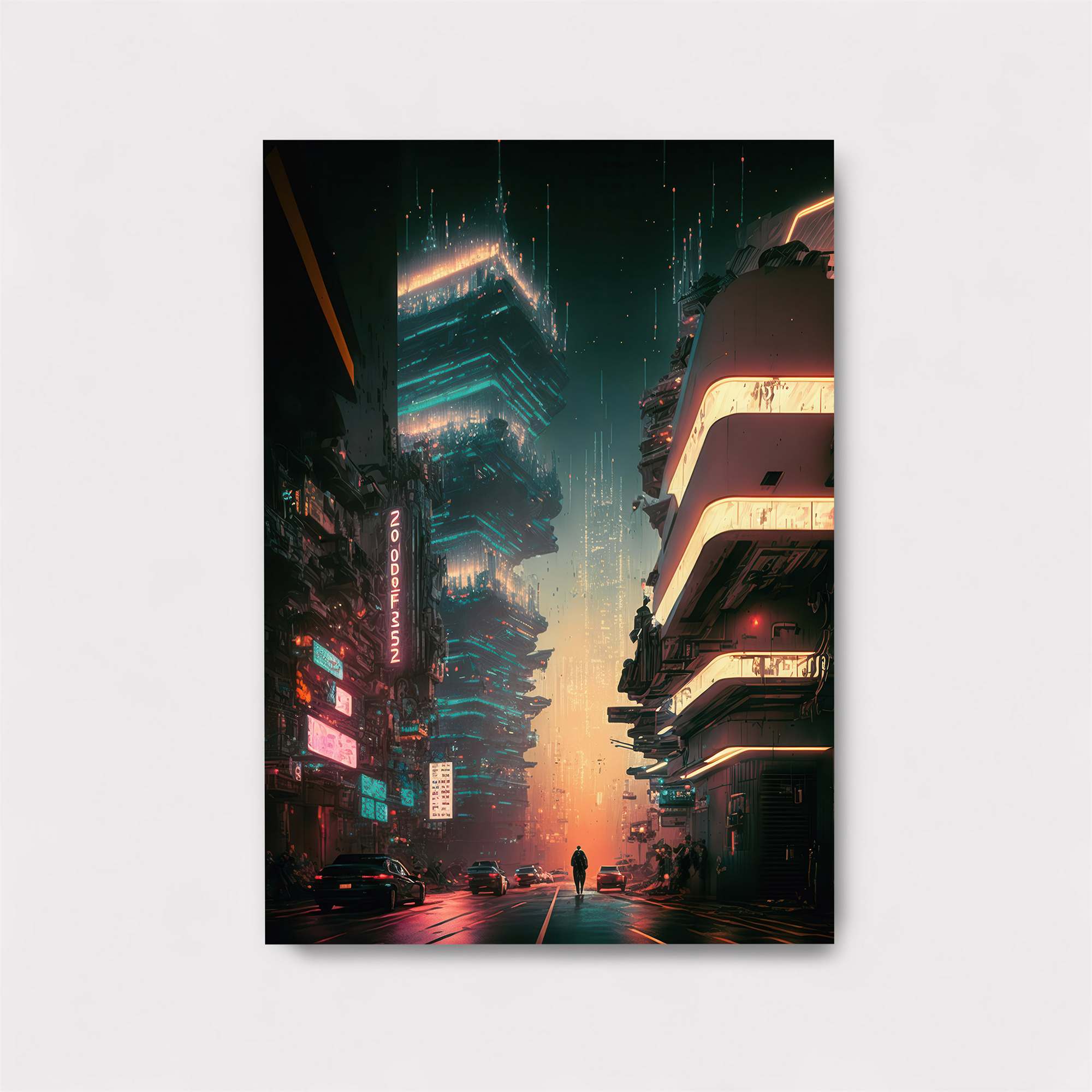 Cyberpunk Solitude Safe Wall Magnetic / M