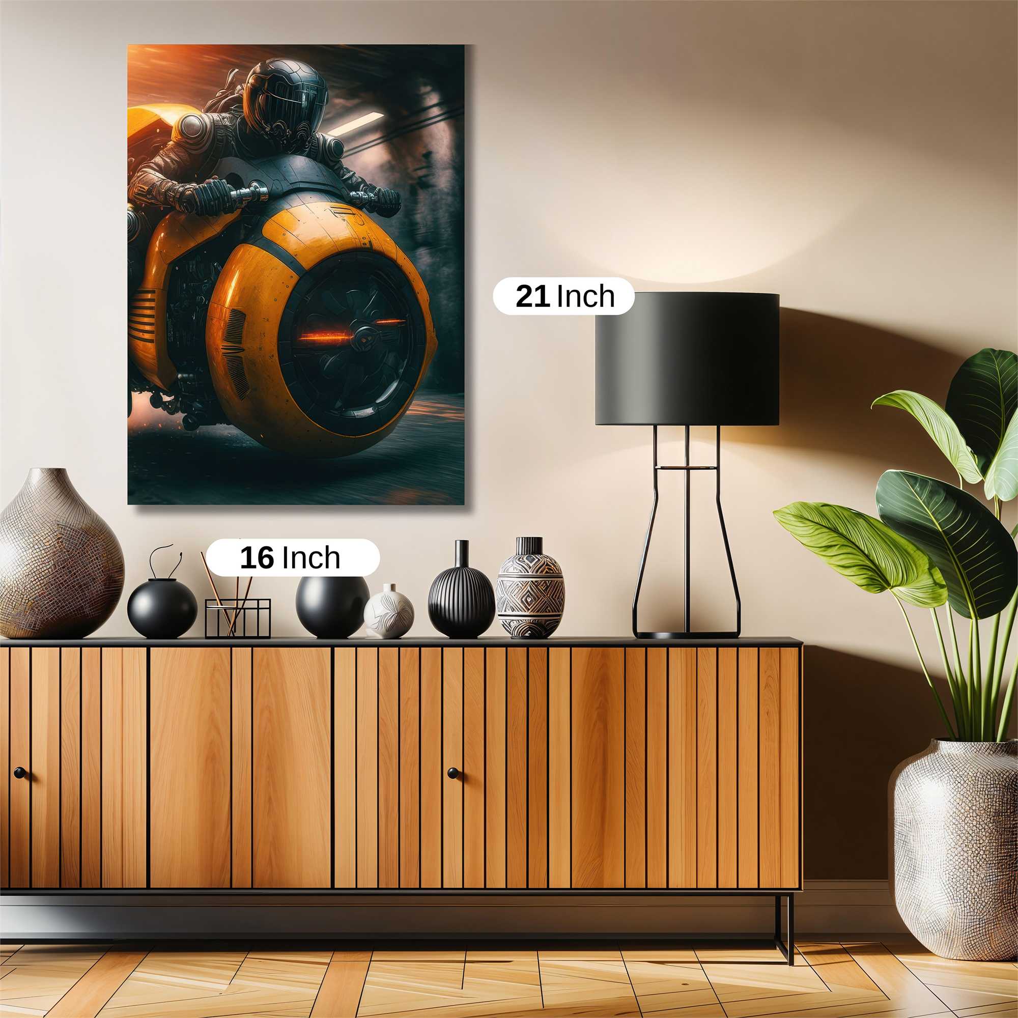 Cyberpunk Despair Safe Wall Magnetic / M