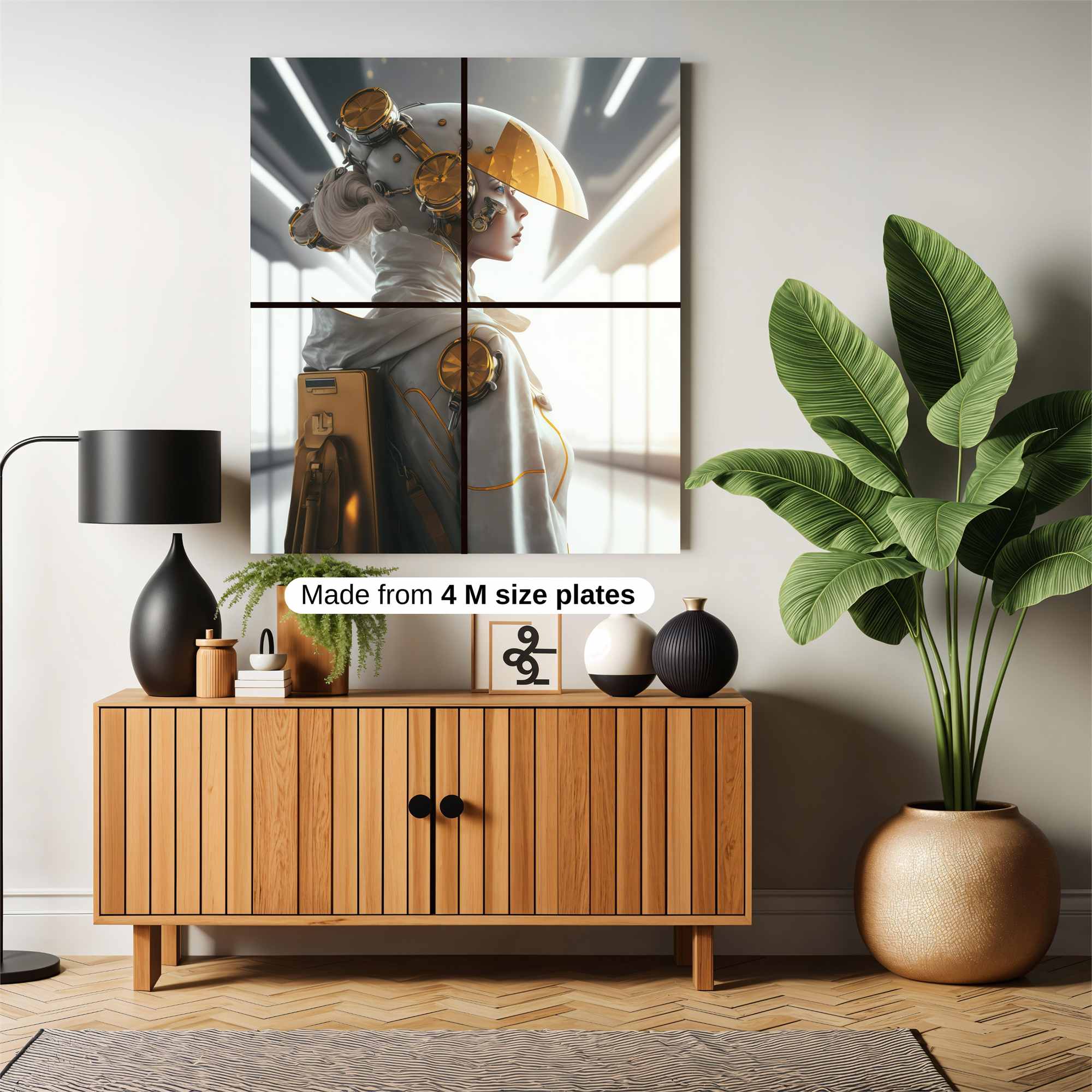 Astronaut Elegance Safe Wall Magnetic / M