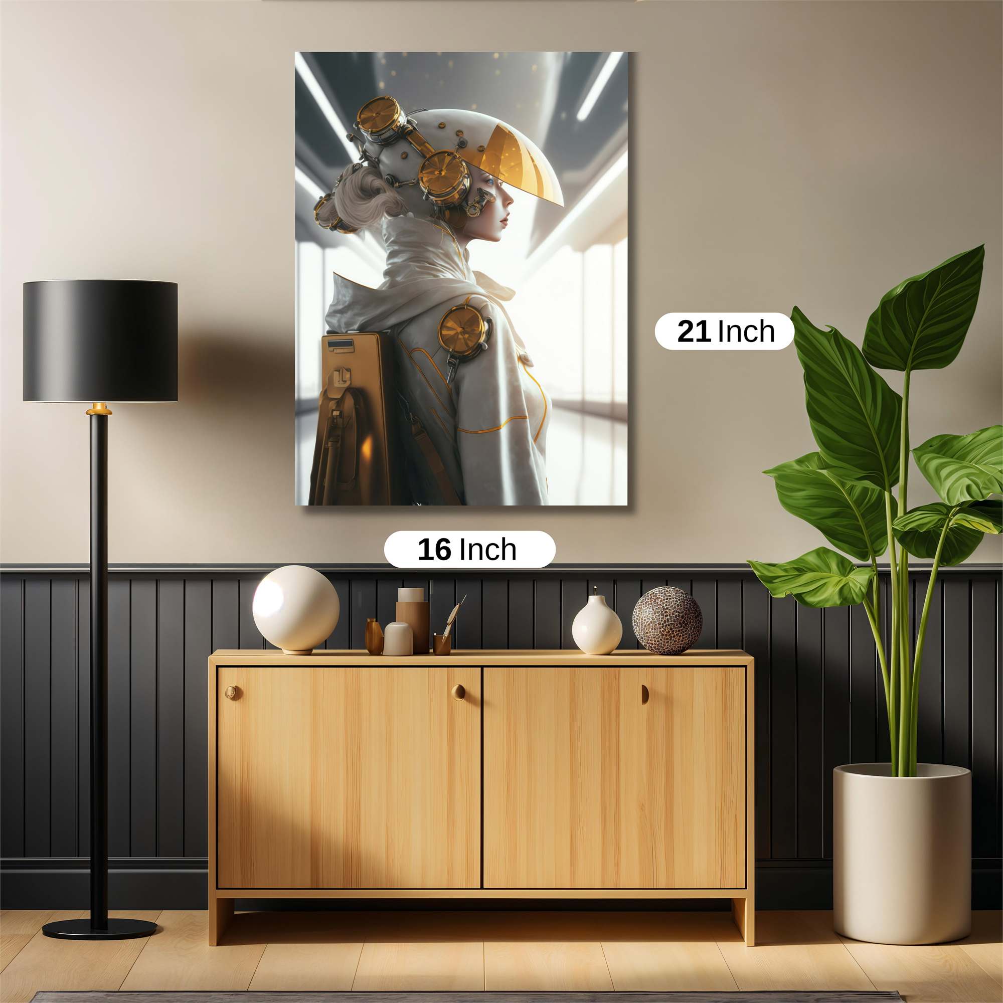 Astronaut Elegance Safe Wall Magnetic / M