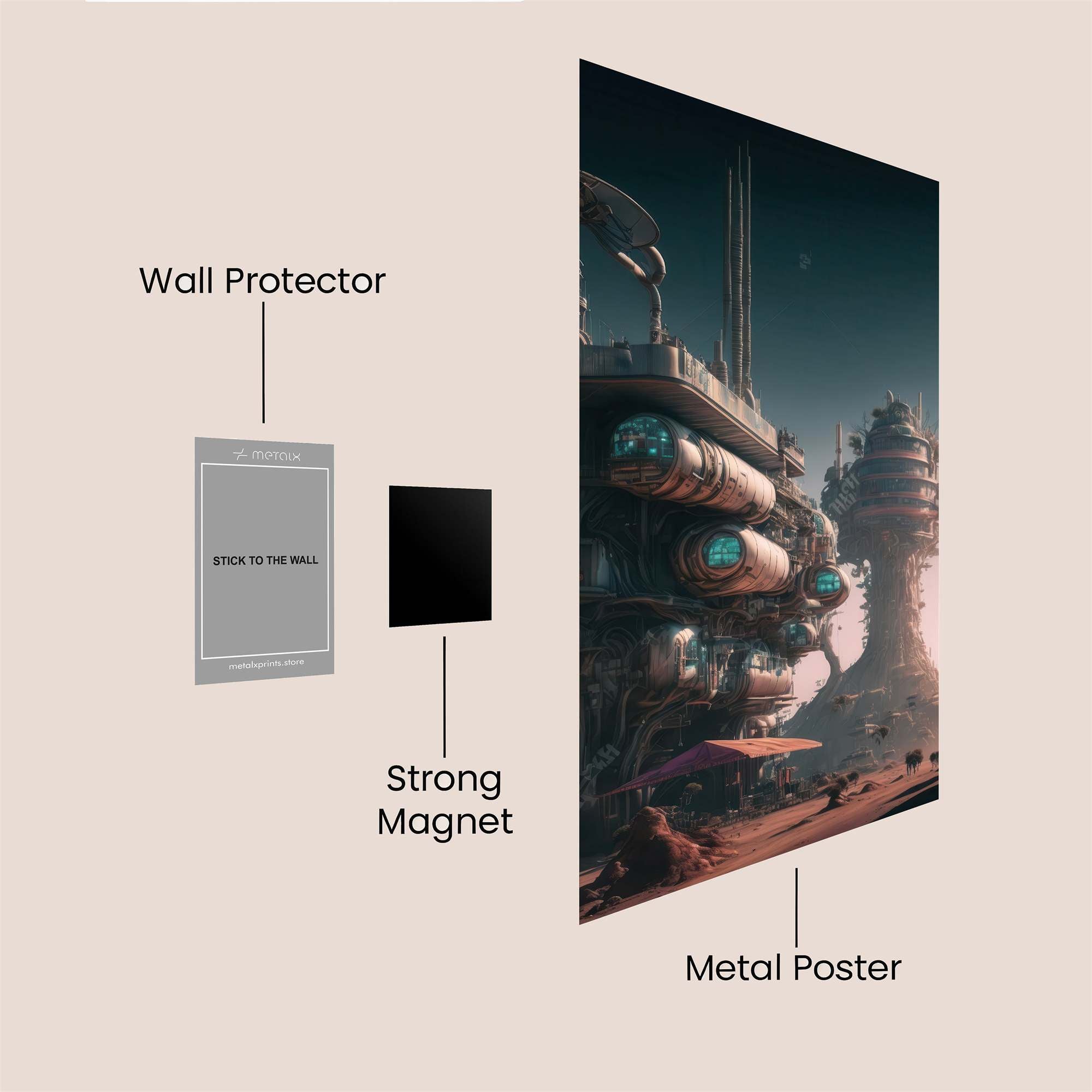 Cyber Oasis Safe Wall Magnetic / M