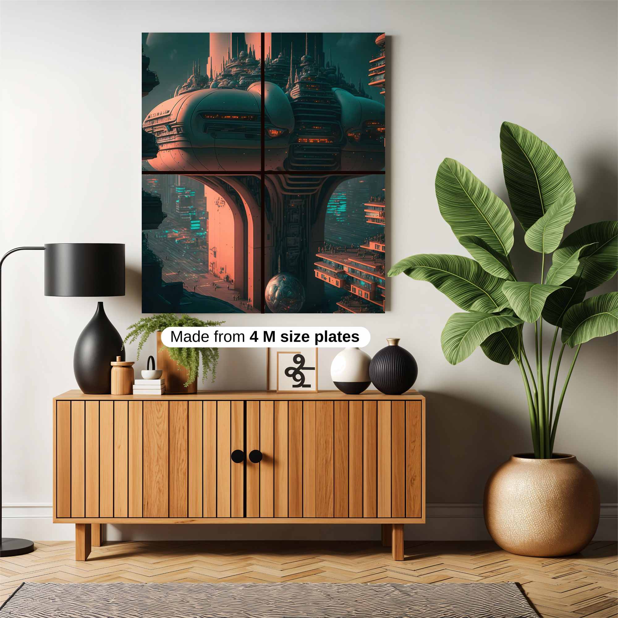 Neon Monolith Safe Wall Magnetic / M