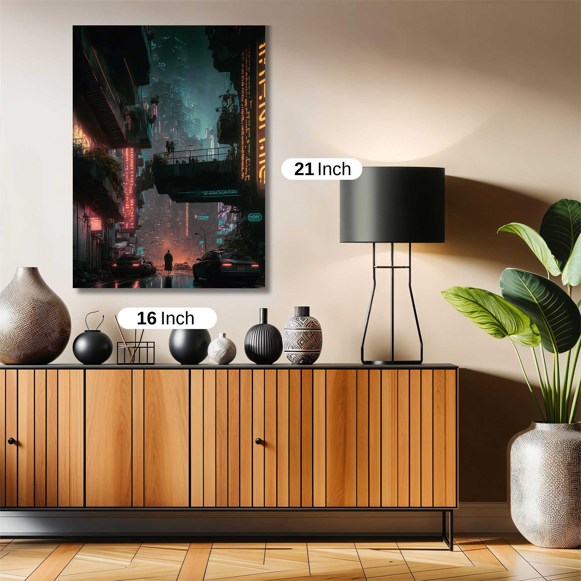 Neon Solitude Safe Wall Magnetic / M