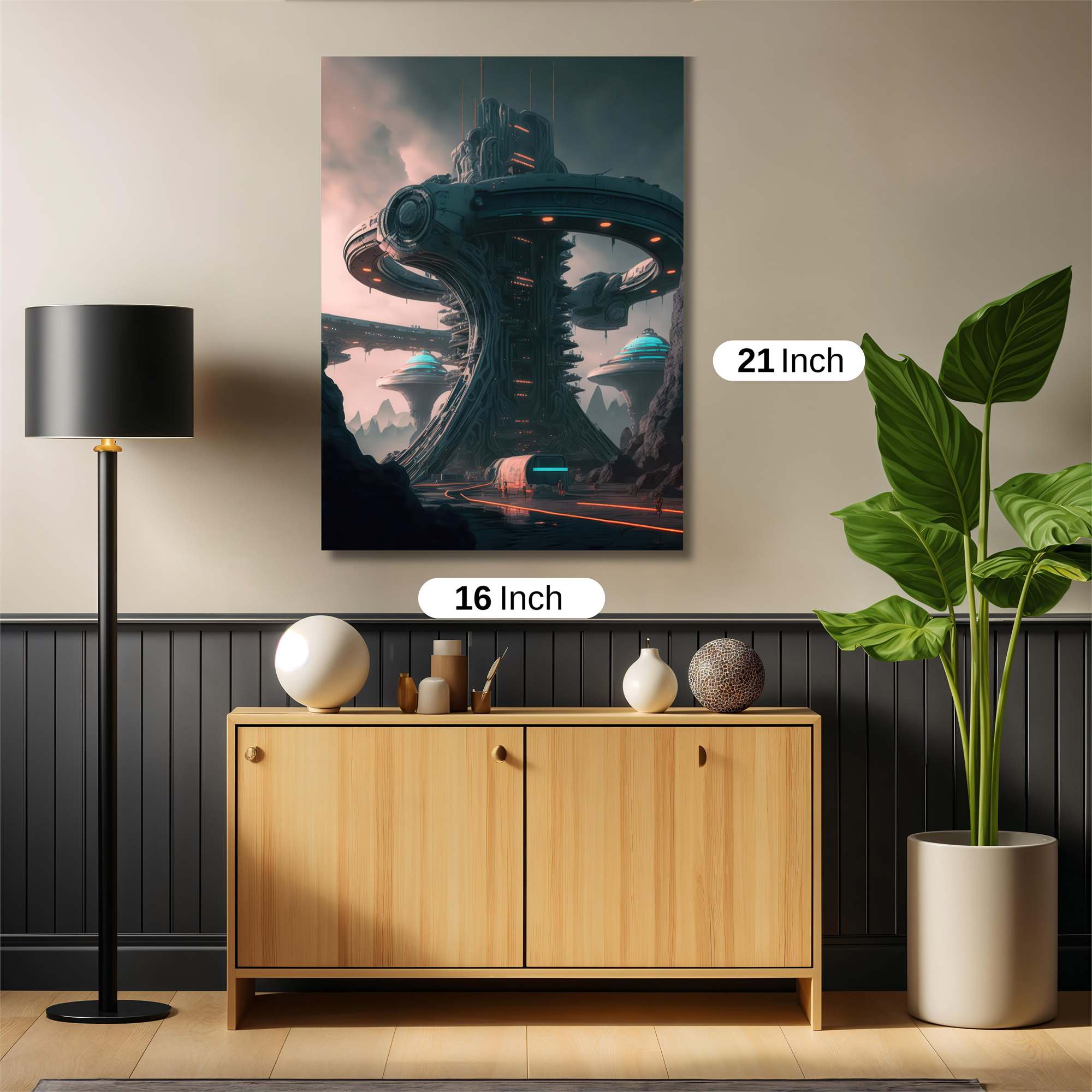 Alien Enigma Safe Wall Magnetic / M