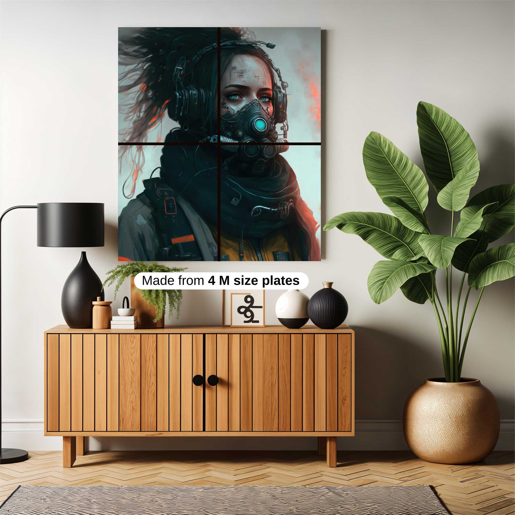 Cyberpunk Resilient Safe Wall Magnetic / M