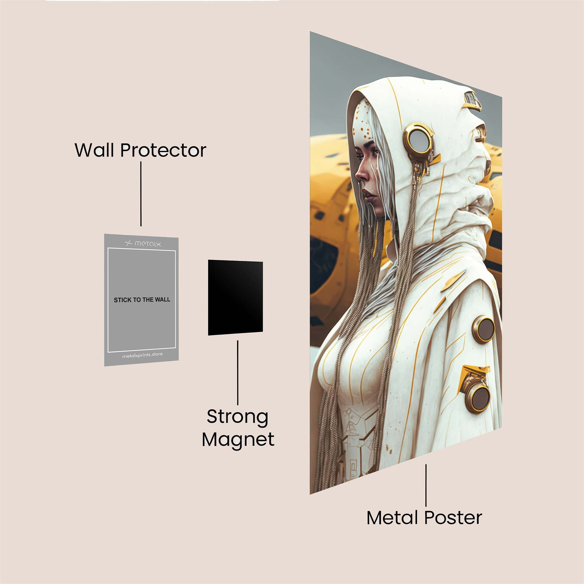 VeilVoyager Safe Wall Magnetic / M